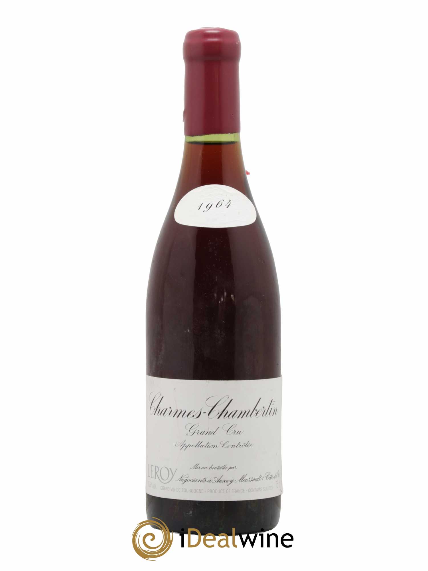 Charmes-Chambertin Grand Cru Leroy SA 1964 - Lot de 1 bouteille - 0