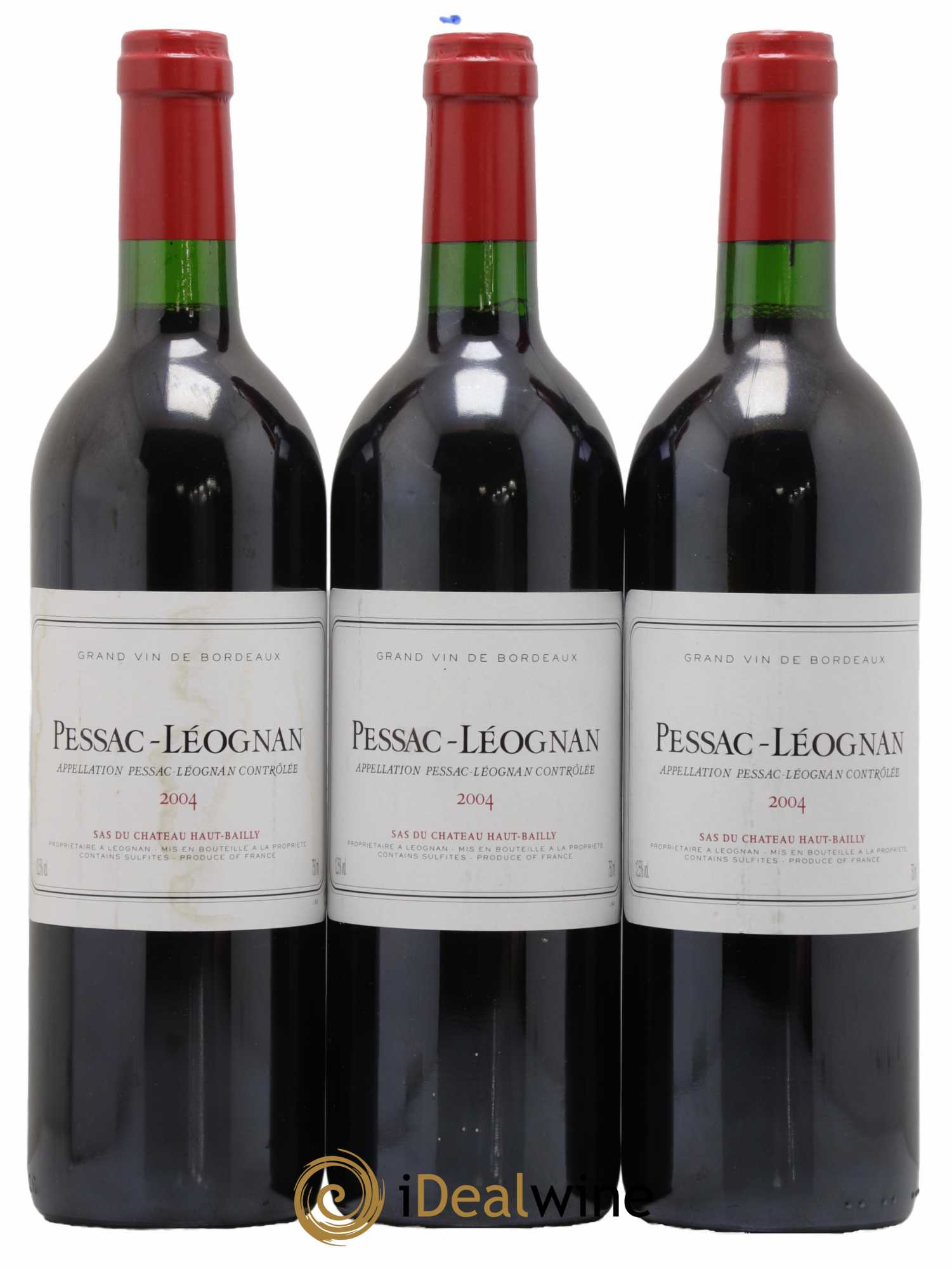 Pessac-Léognan 3ème vin Sarl Haut-Bailly 2004 - Lot de 6 bouteilles - 1