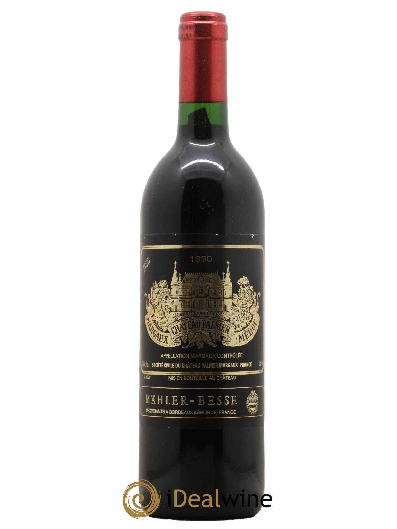 Château Palmer 3ème Grand Cru Classé 1990 - Lot de 1 bouteille - 0