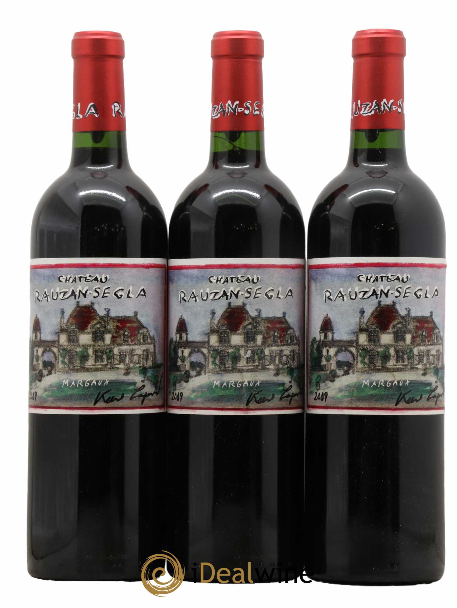 Château Rauzan Ségla Grand Cru Classé 2009 - Lot de 3 bouteilles - 0