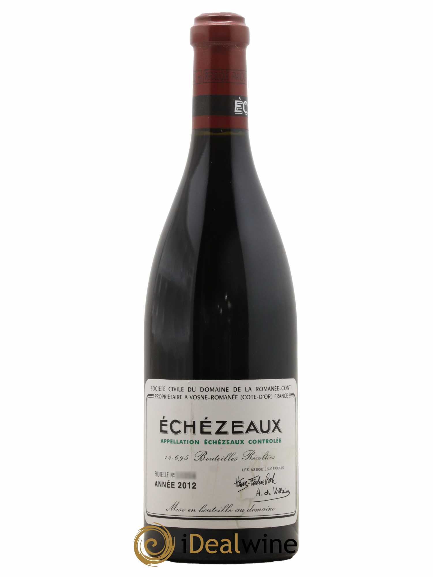 Echezeaux Grand Cru Domaine de la Romanée-Conti 2012 - Lot de 1 bouteille - 0