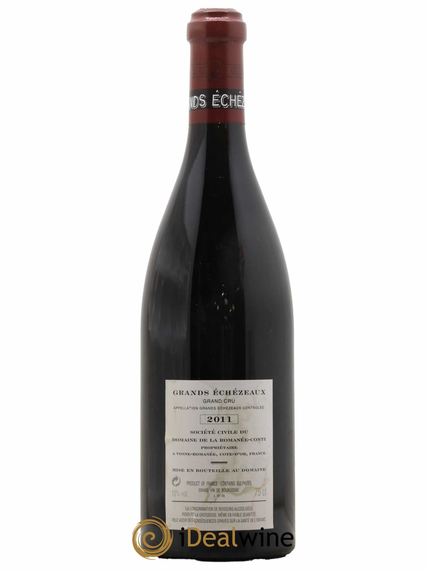 Grands-Echezeaux Grand Cru Domaine de la Romanée-Conti 2011 - Lot de 1 bouteille - 1