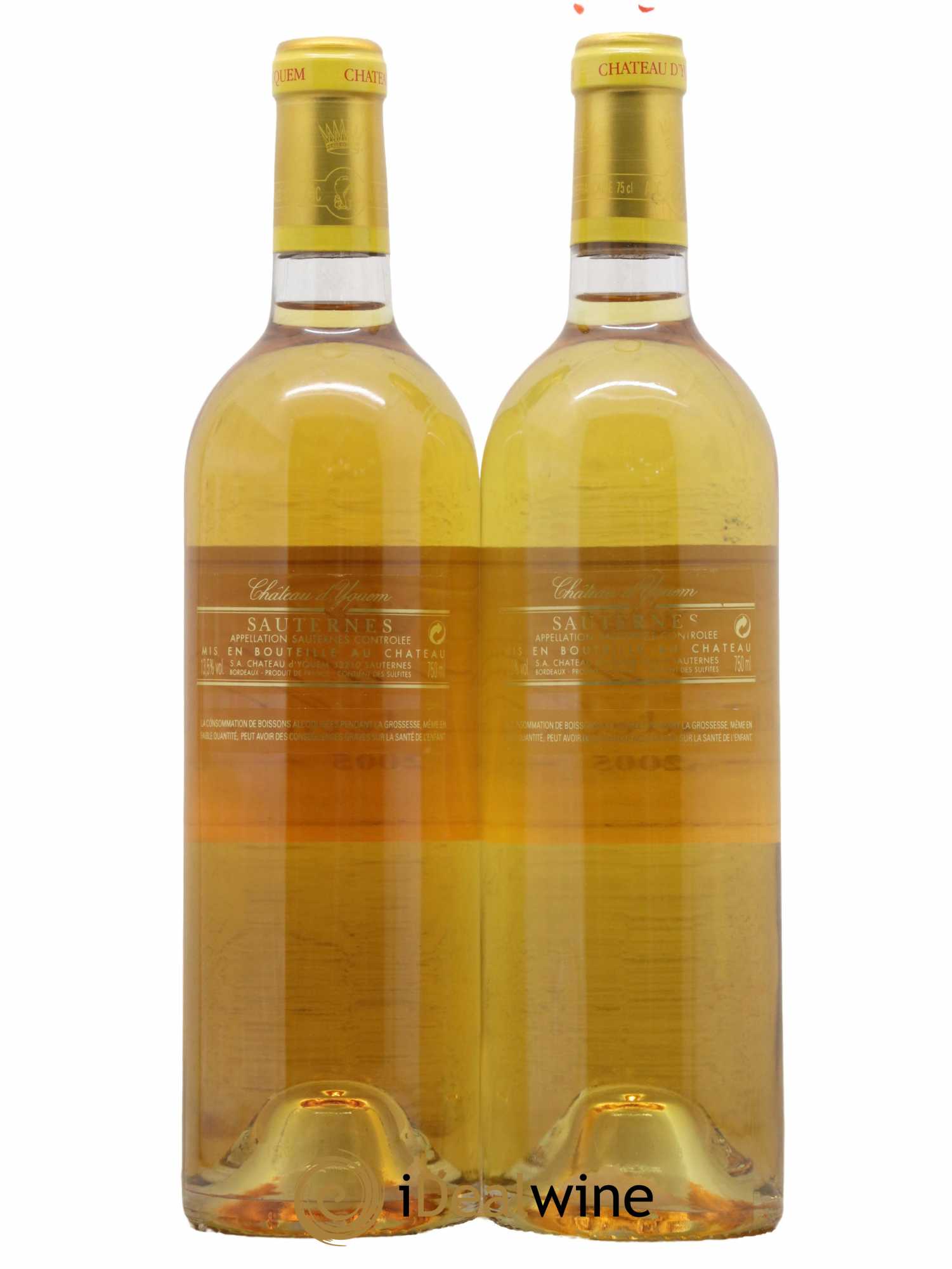 Château d' Yquem 1er Cru Classé Supérieur 2005 - Lotto di 2 bottiglie - 1