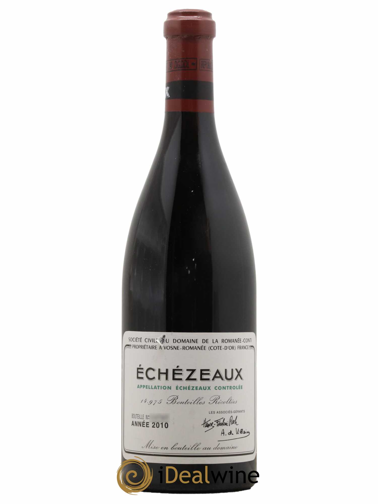 Echezeaux Grand Cru Domaine de la Romanée-Conti 2010 - Lot de 1 bouteille - 0