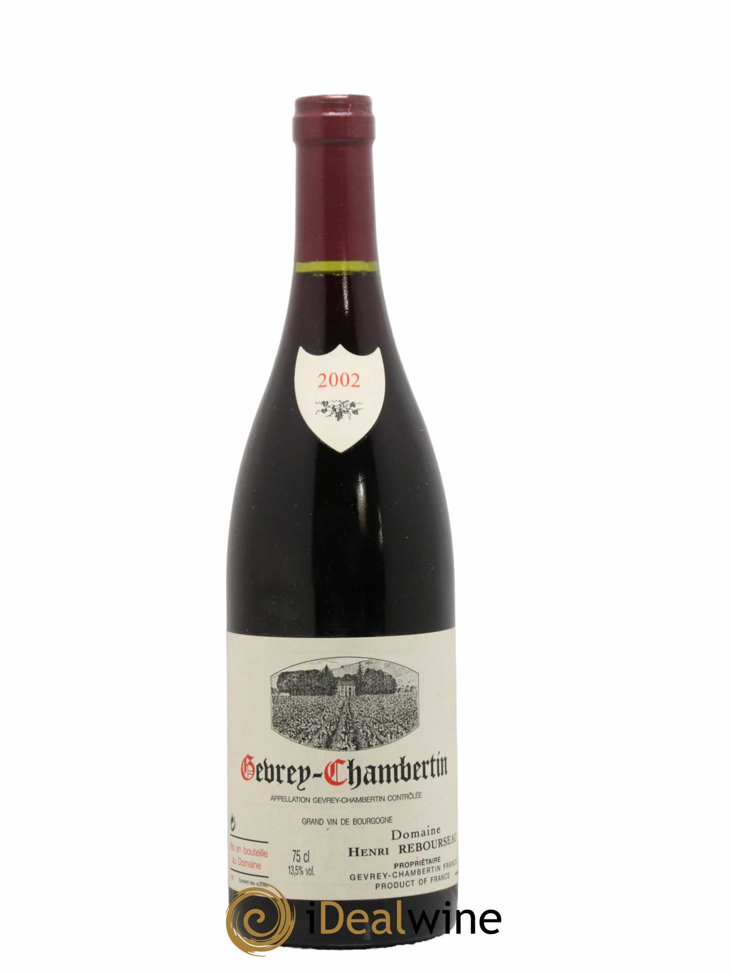 Gevrey-Chambertin Henri Rebourseau (Domaine) 2002 - Lot de 1 bouteille - 0