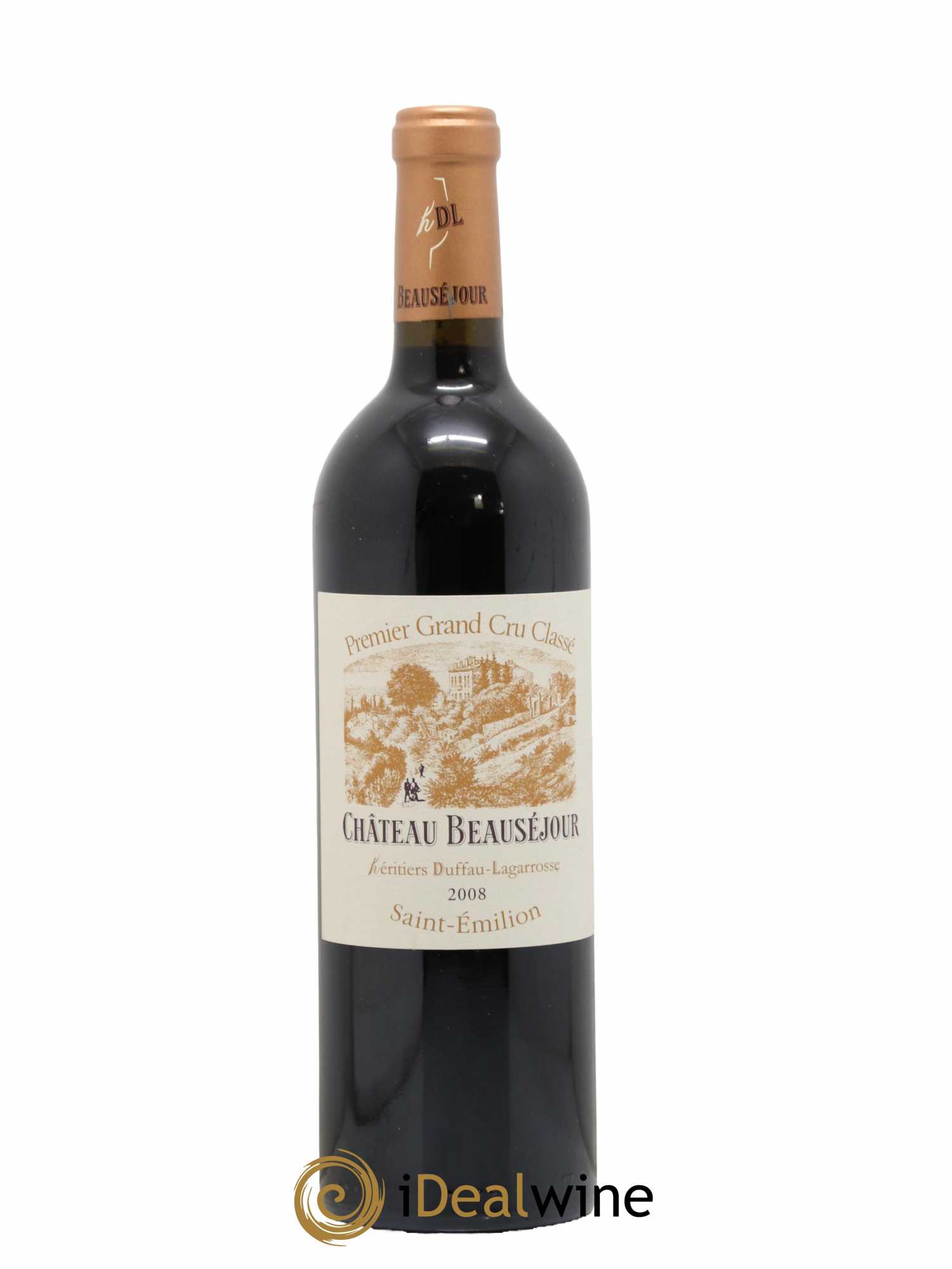 Château Beauséjour (Duffau-Lagarrosse) 1er Grand Cru Classé B 2008 - Lot de 1 bouteille - 0