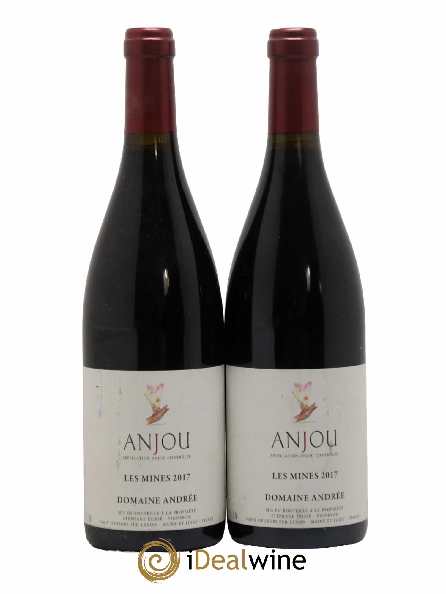 Anjou Les Mines Andrée (Domaine) 2017 - Lot de 2 bouteilles - 0