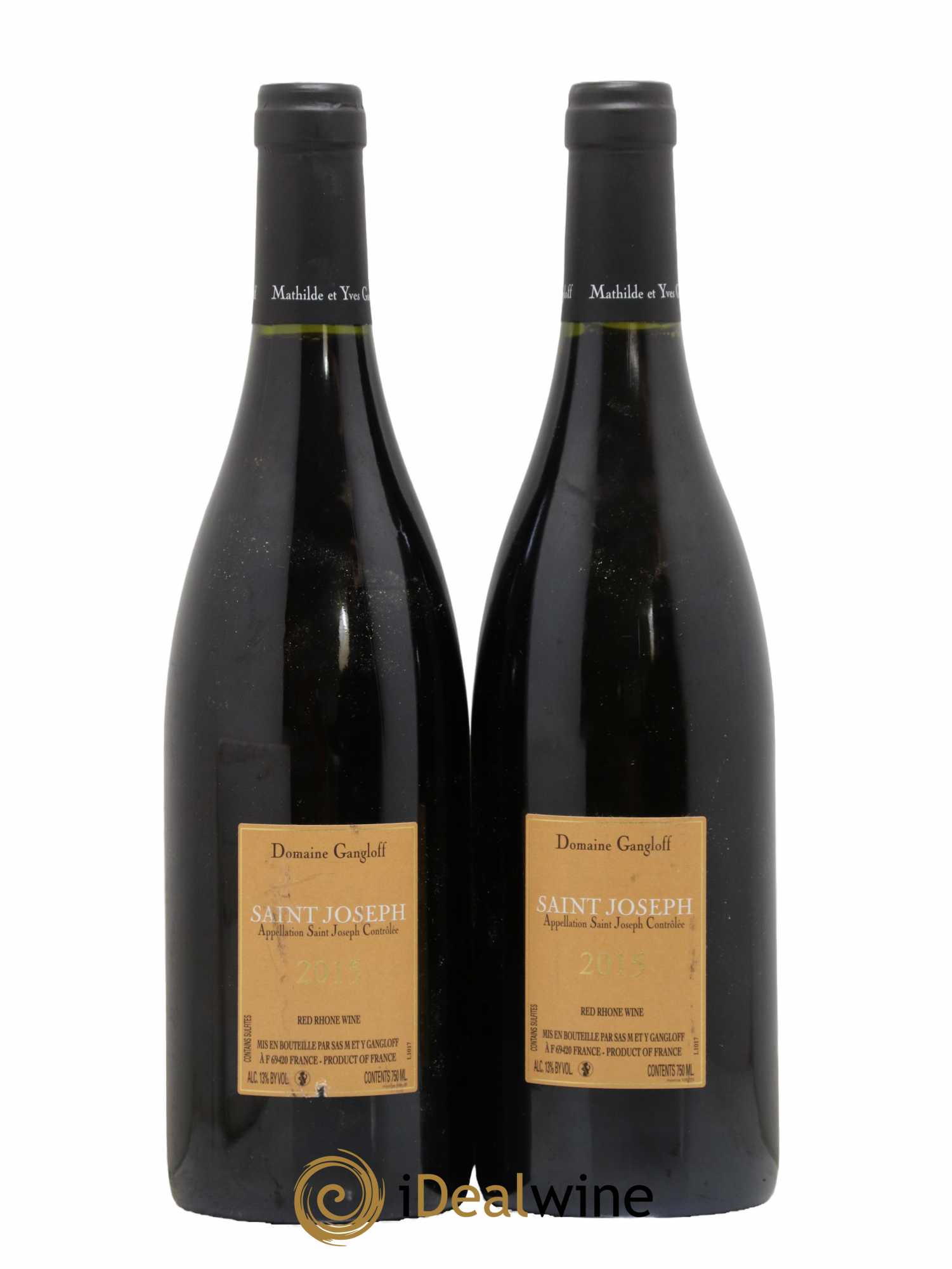 Saint-Joseph Gangloff (Domaine) 2015 - Lot de 2 bouteilles - 1