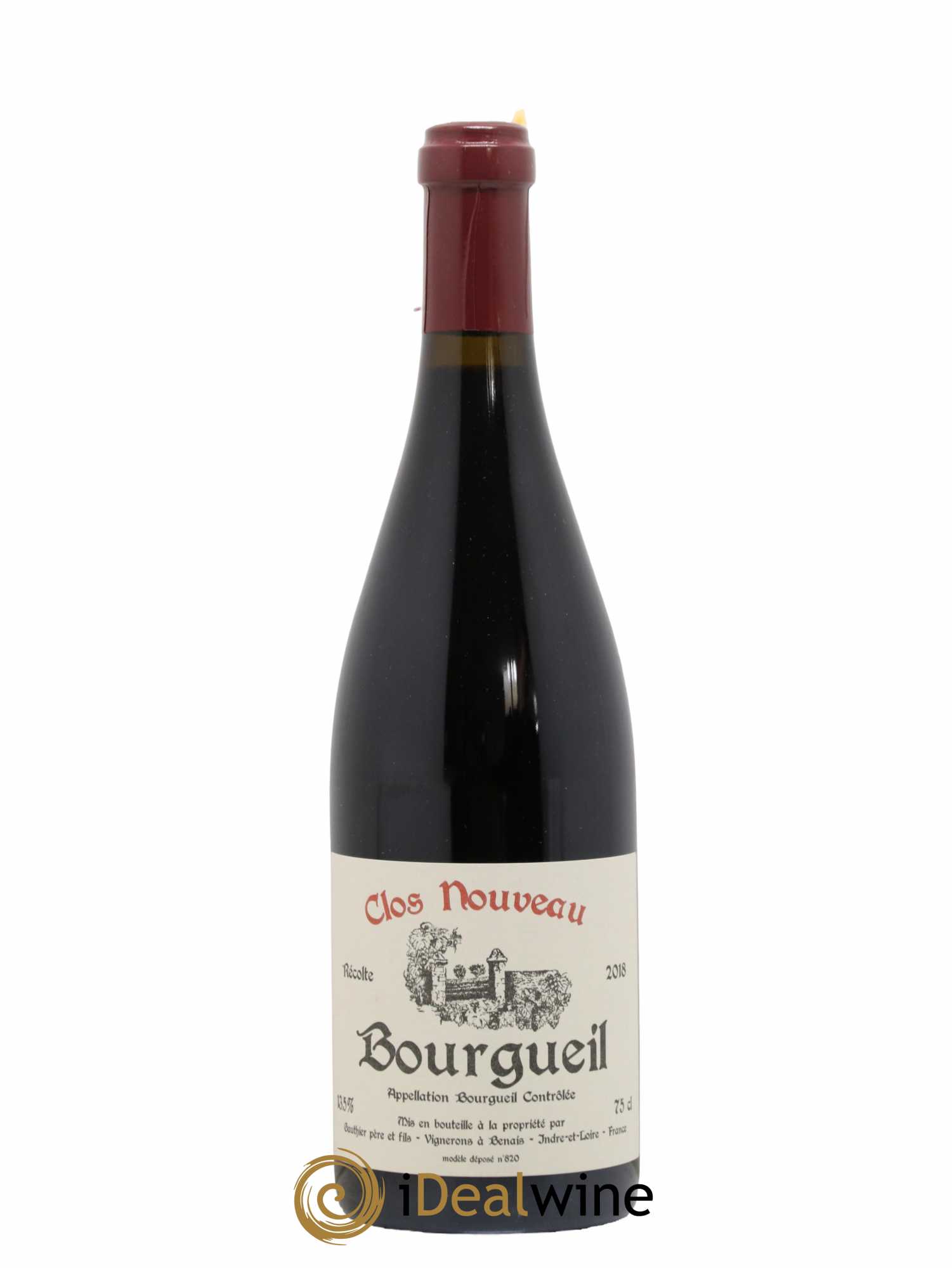Bourgueil Clos Nouveau Domaine du Bel Air 2018 - Lotto di 1 bottiglia - 0