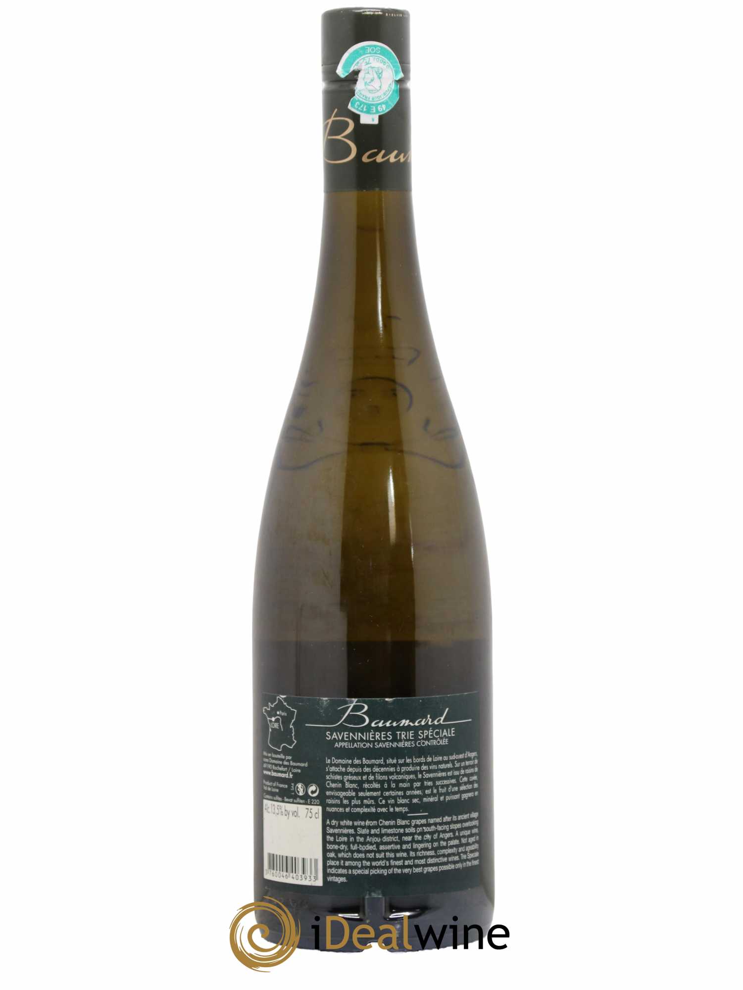 Savennières Trie Spéciale Baumard (Domaine des) 2010 - Lot de 1 bouteille - 1