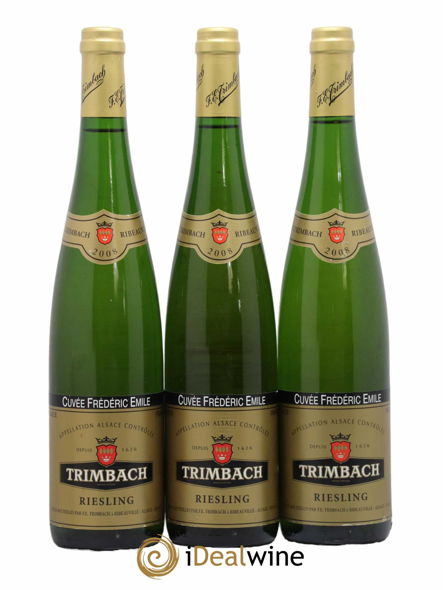 Alsace Riesling Cuvée Frédéric Emile Trimbach (Domaine) 2008 - Lot de 3 bouteilles - 0