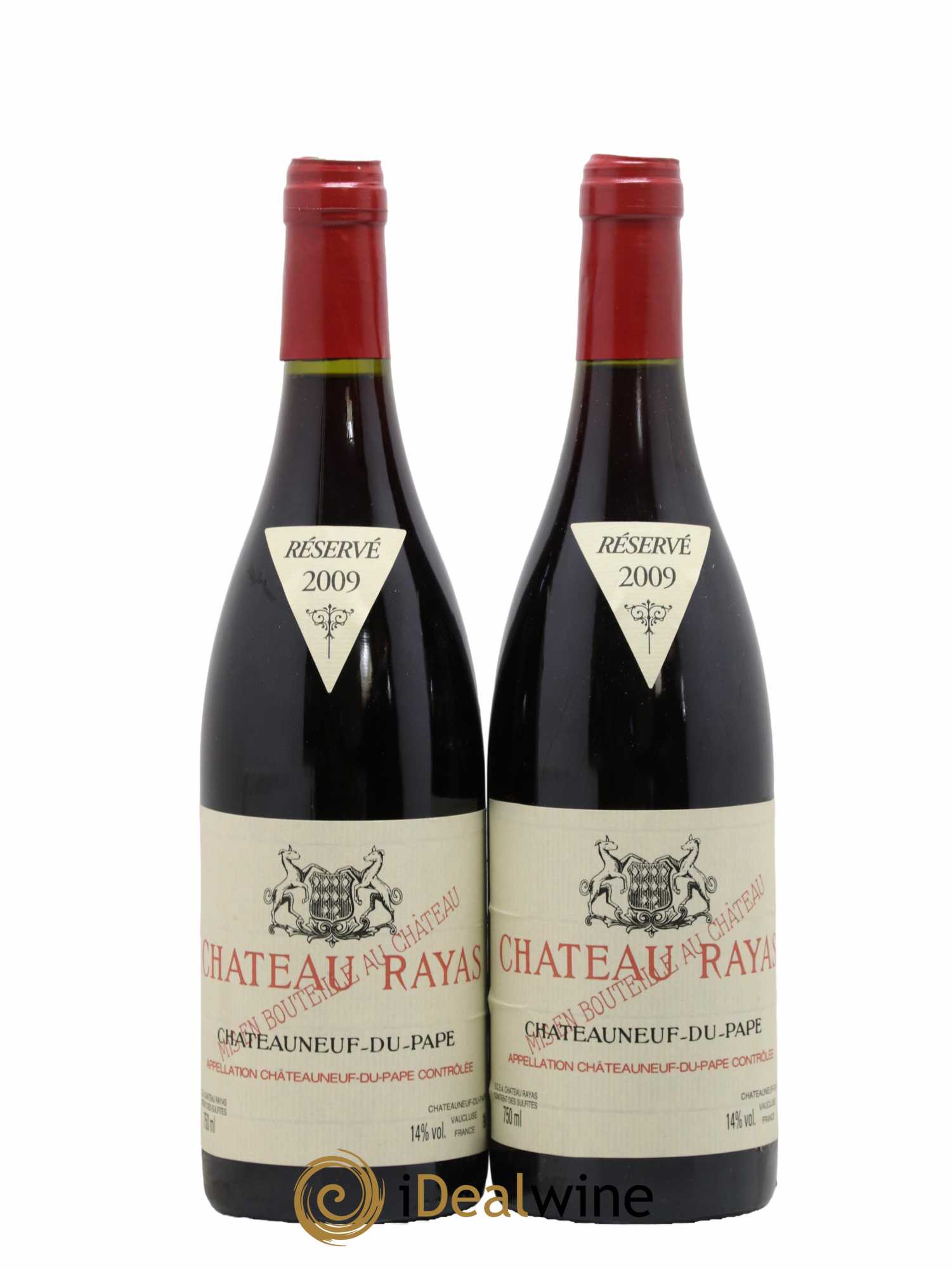 Châteauneuf-du-Pape Château Rayas Emmanuel Reynaud 2009 - Lot de 2 bouteilles - 0