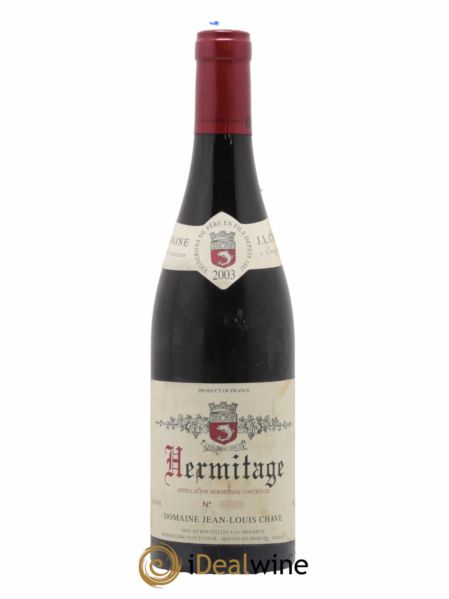 Hermitage Jean-Louis Chave 2003 - Lot de 1 bouteille - 0