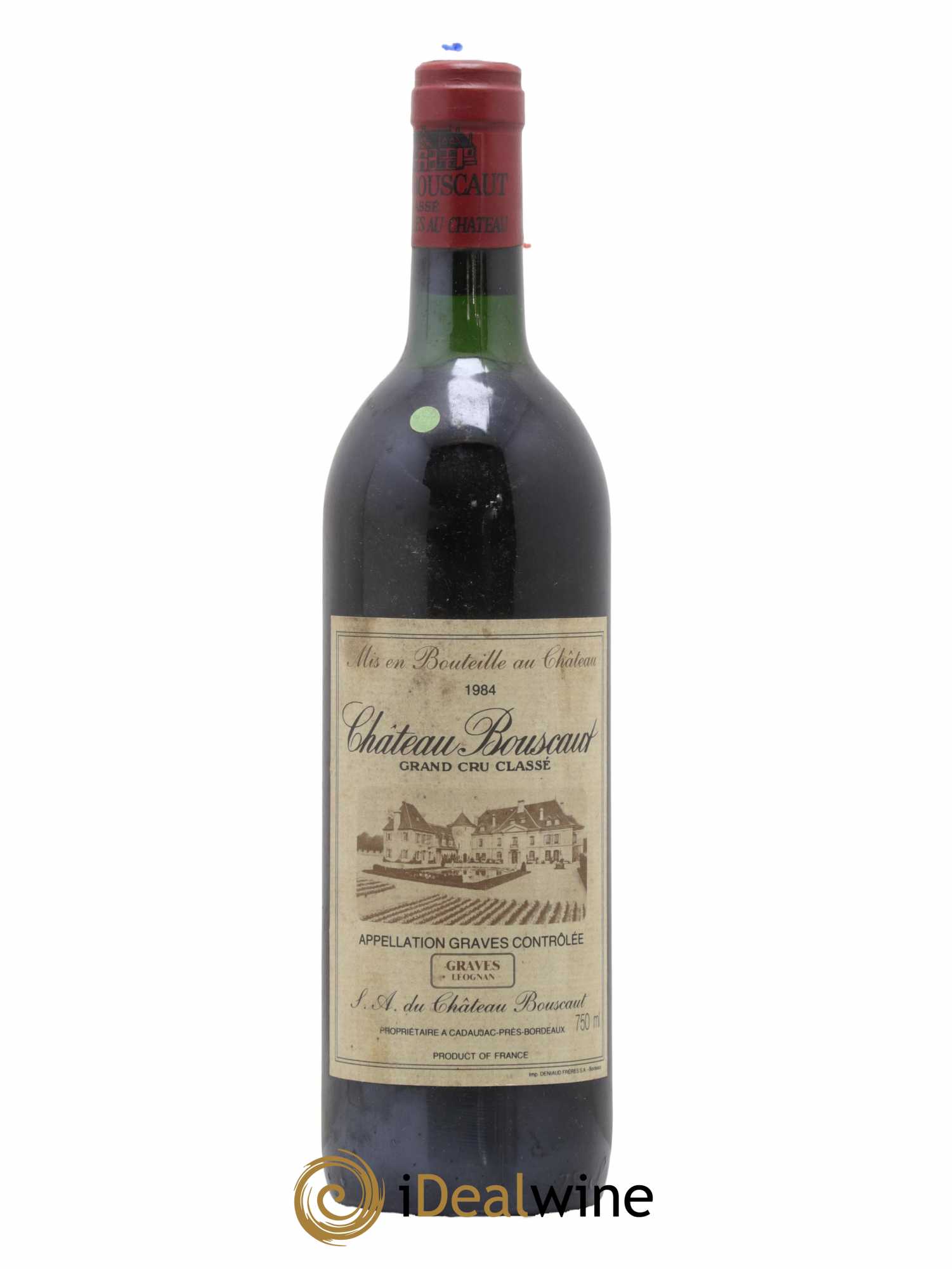 Château Bouscaut Cru Classé de Graves 1984 - Lot de 1 bouteille - 0
