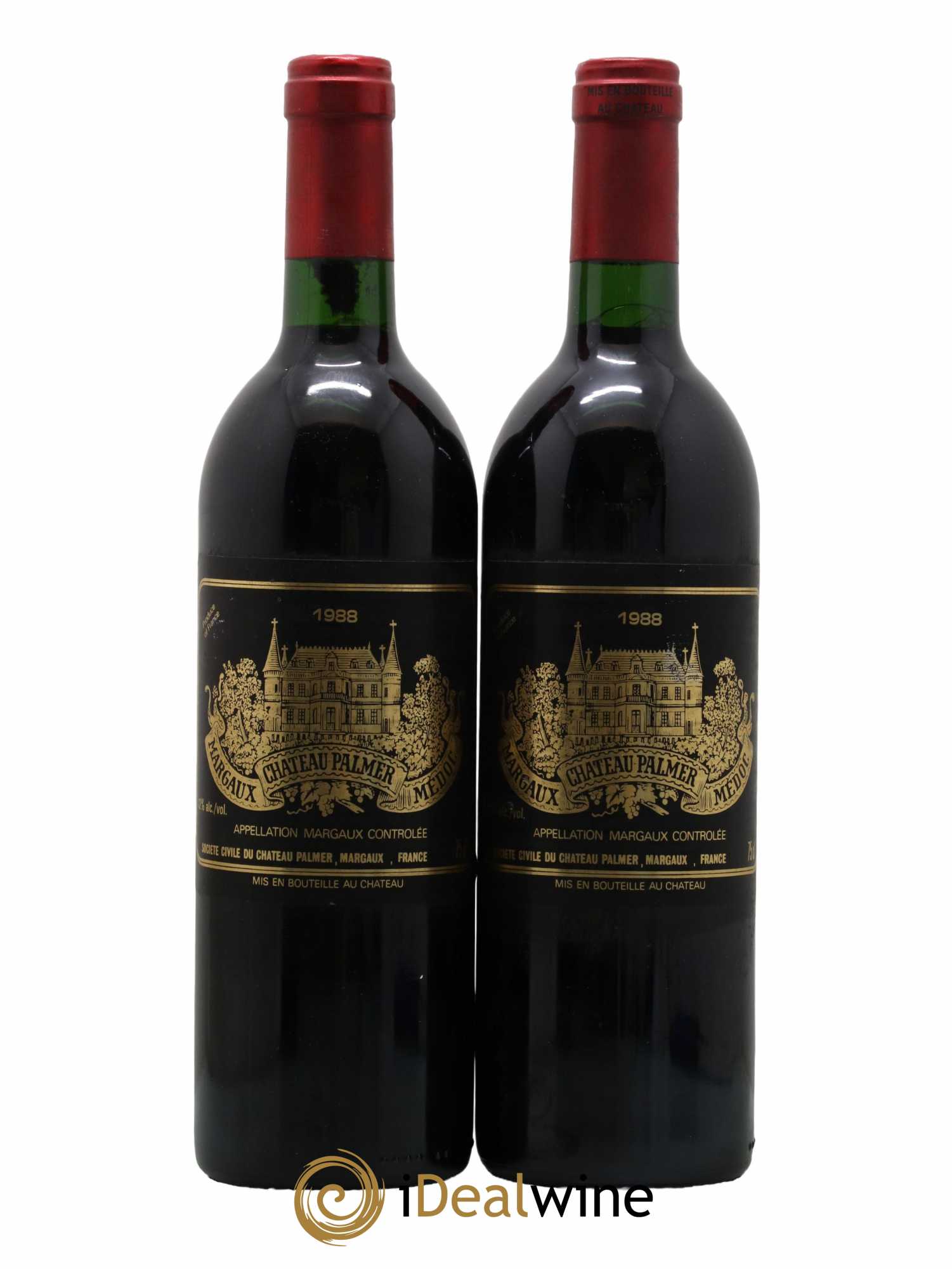 Château Palmer 3ème Grand Cru Classé 1988 - Lot de 2 bouteilles - 0