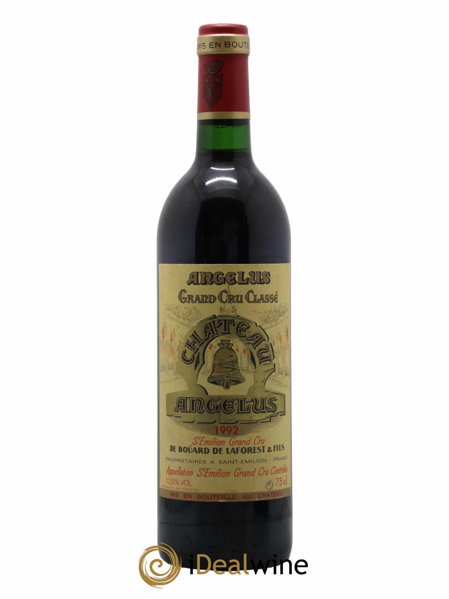 Château Angélus 1er Grand Cru Classé A 1992 - Lot de 1 bouteille - 0