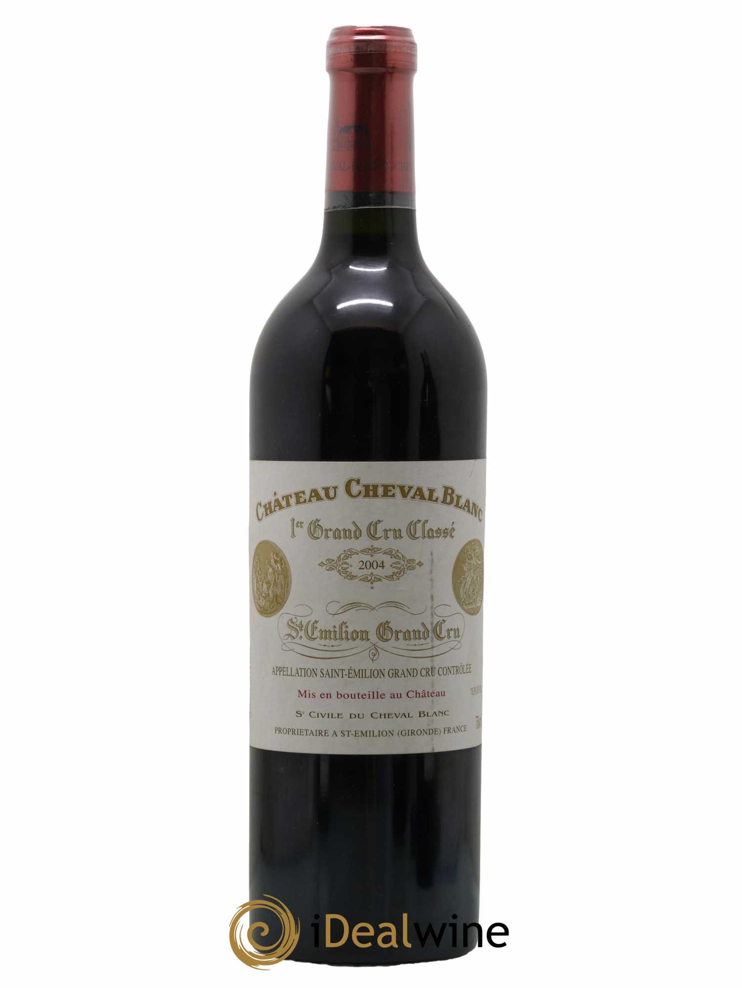 Château Cheval Blanc 1er Grand Cru Classé A 2004 - Lot de 1 bouteille - 0