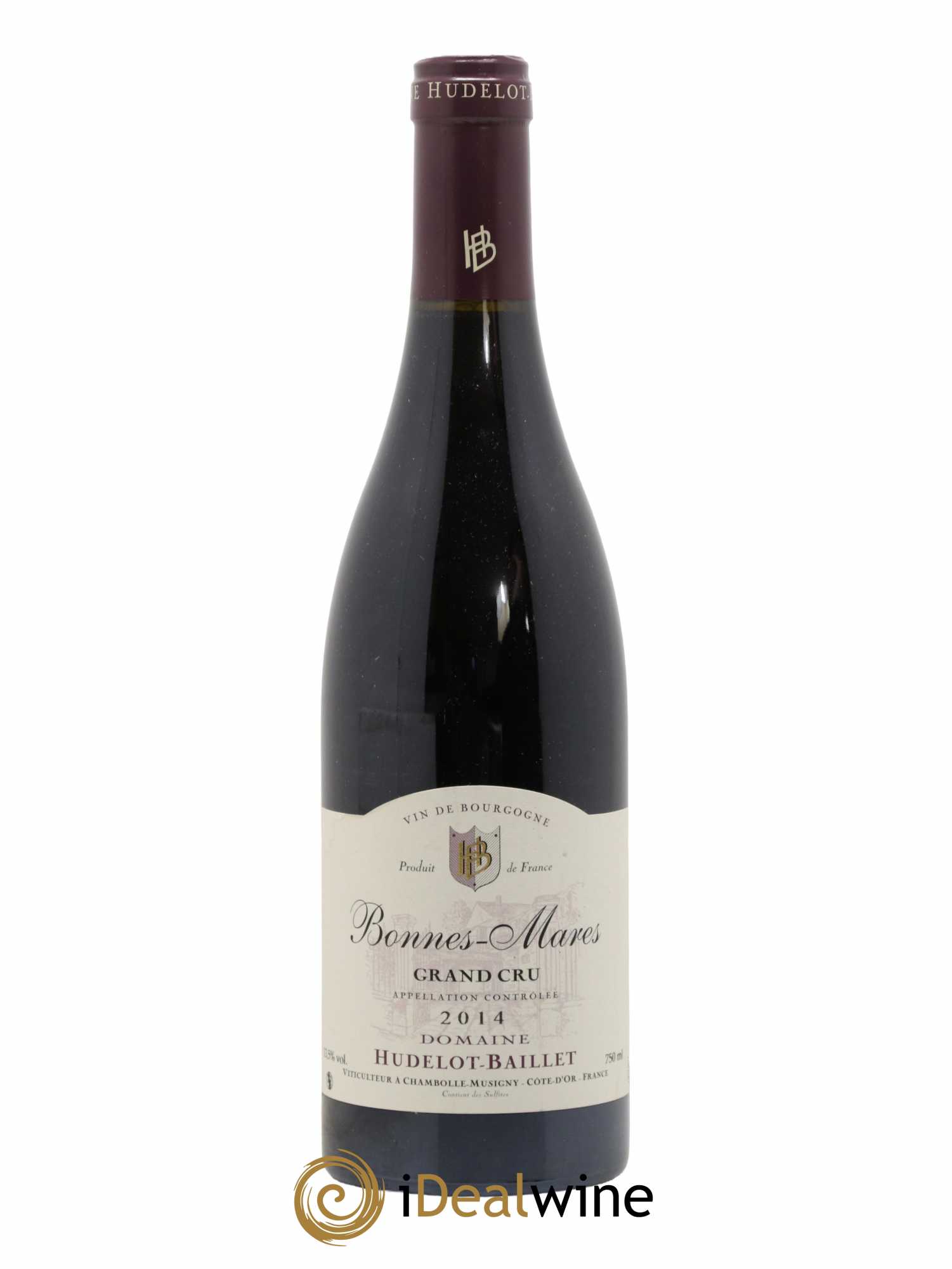 Bonnes-Mares Grand Cru Domaine Hudelot Baillet 2014 - Lot de 1 bouteille - 0
