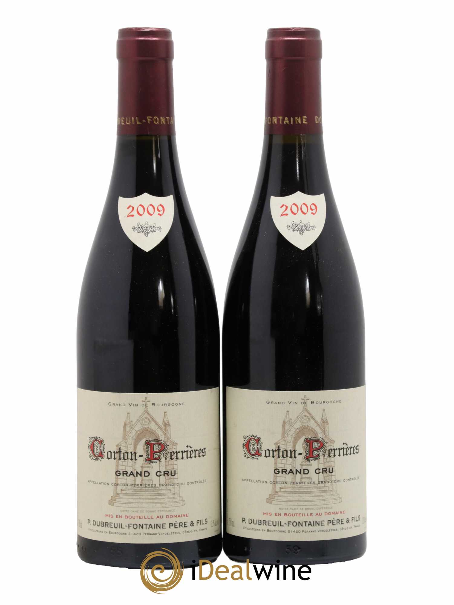 Corton Grand Cru Perrieres Dubreuil Fontaine 2009 - Lot de 2 bouteilles - 0