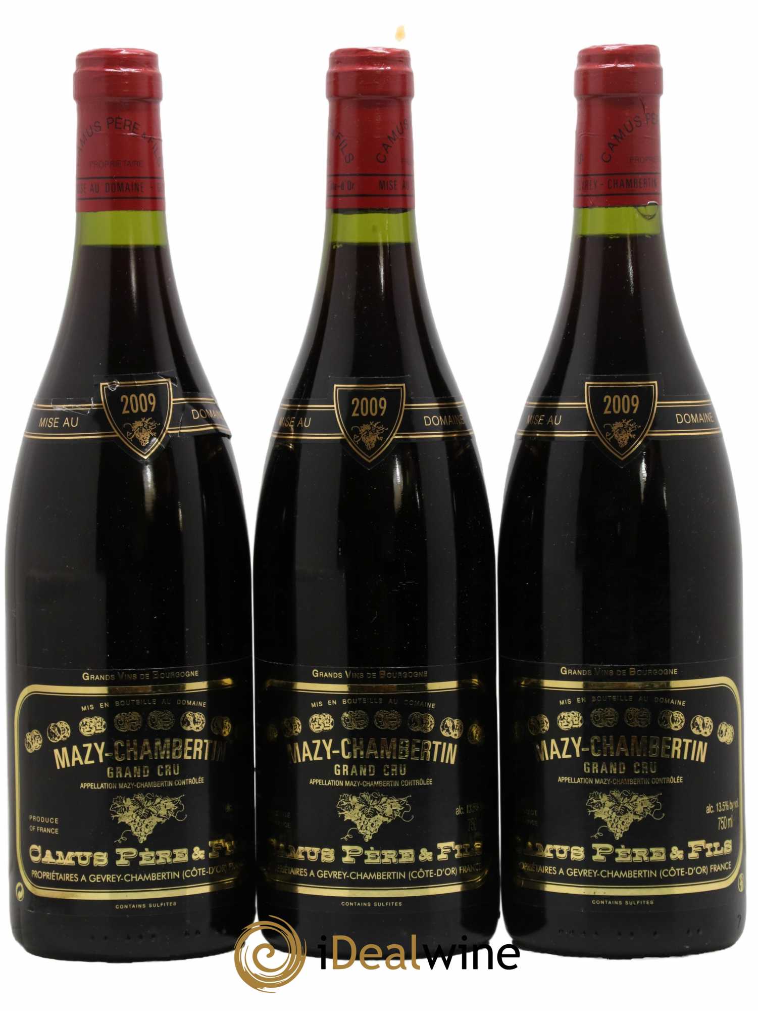 Mazis-Chambertin Grand Cru Camus Père et Fils (Domaine) 2009 - Lot de 3 bouteilles - 0