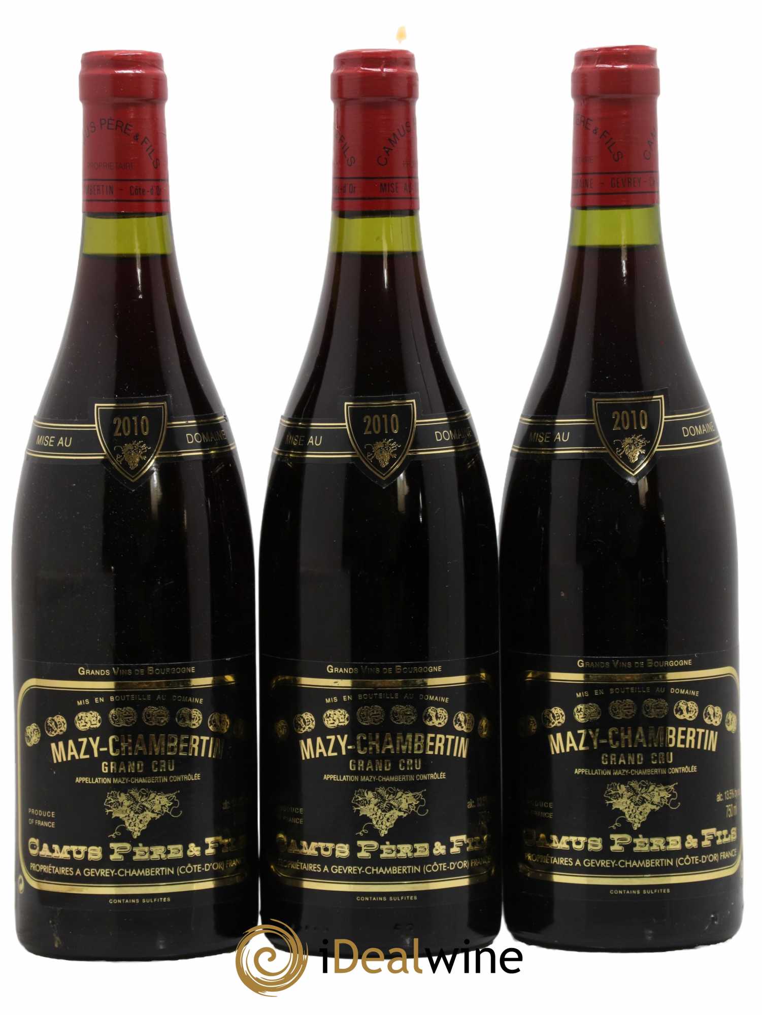Mazis-Chambertin Grand Cru Camus Père et Fils (Domaine) 2010 - Lot de 3 bouteilles - 0