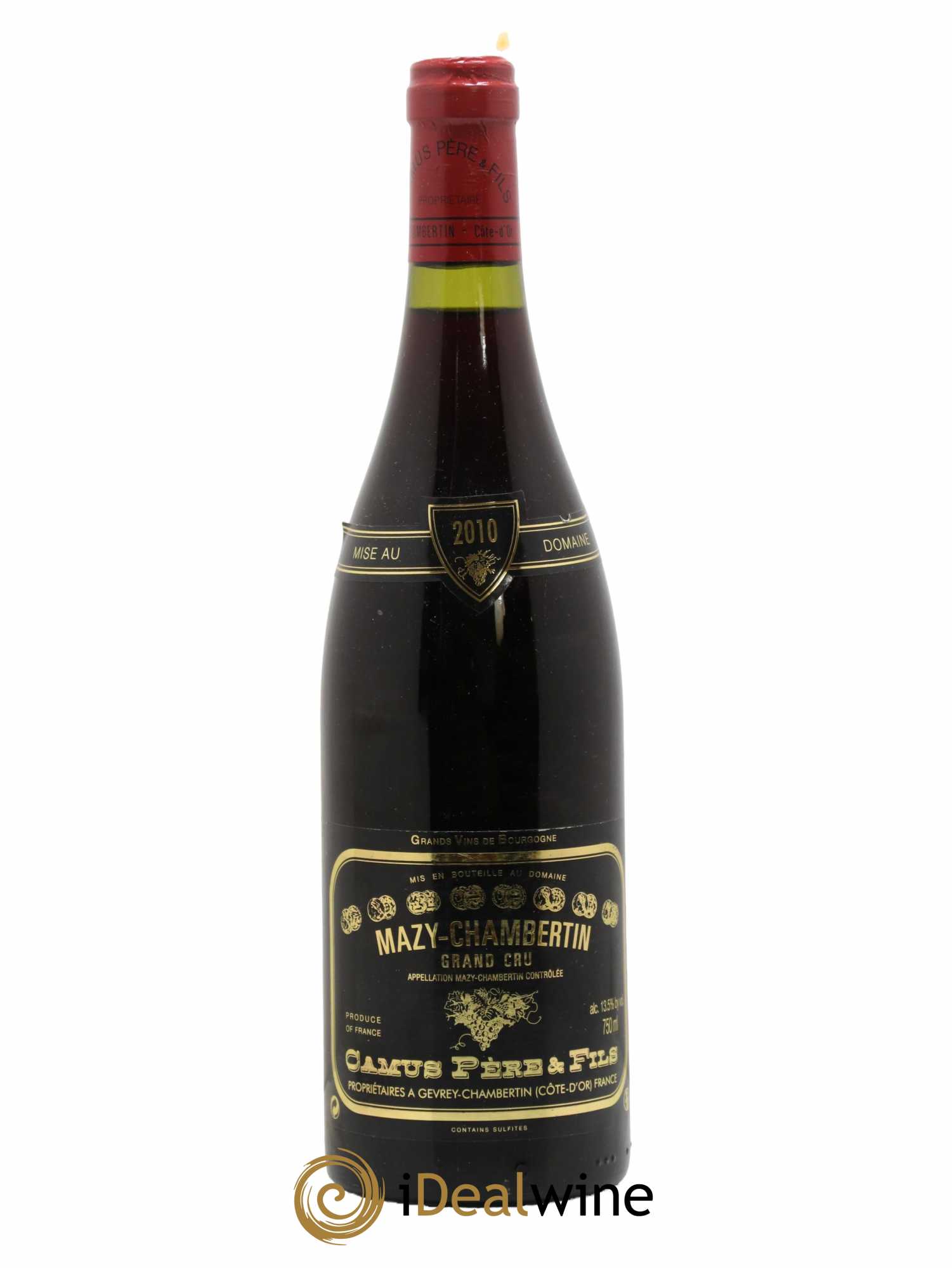 Mazis-Chambertin Grand Cru Camus Père et Fils (Domaine) 2010 - Lot de 1 bouteille - 0
