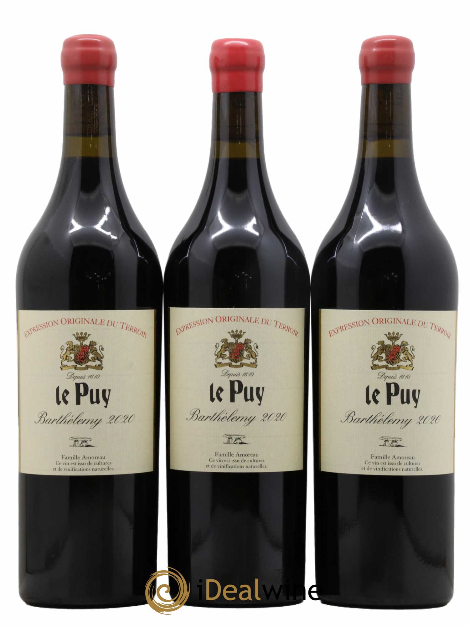 Vin de France Le Puy Barthélemy 2020 - Lot de 3 bouteilles - 0