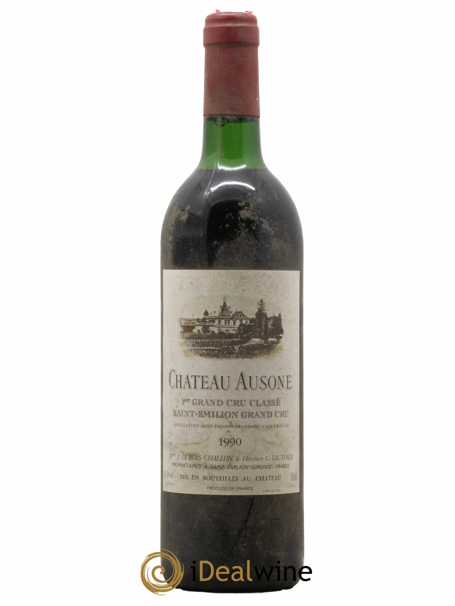 Château Ausone 1er Grand Cru Classé A 1990 - Lot de 1 bouteille - 0