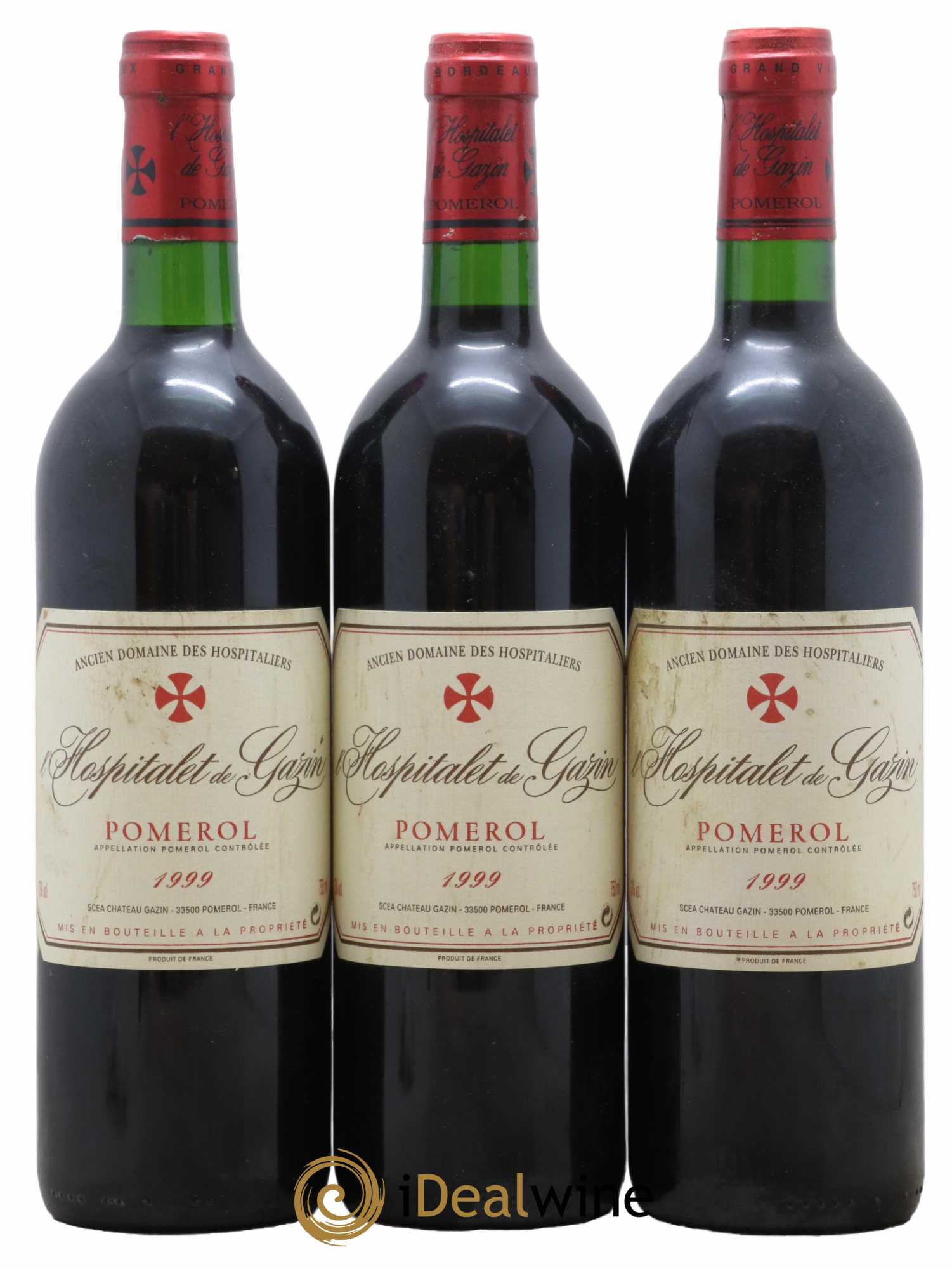 L'Hospitalet de Gazin Second Vin 1999 - Lot de 3 bouteilles - 0