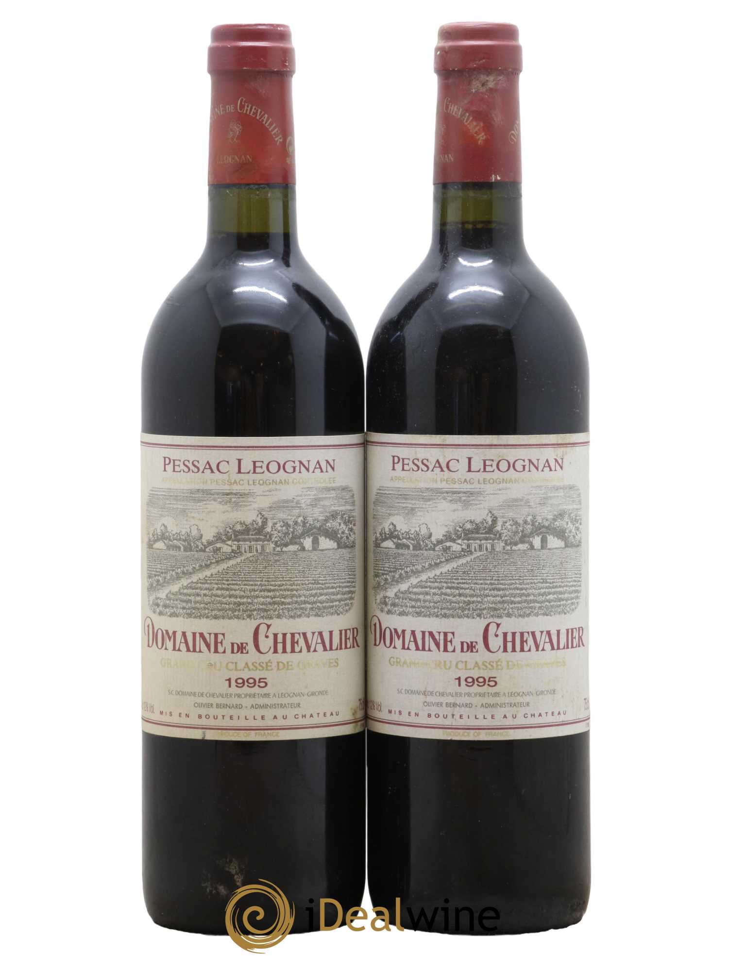 Domaine de Chevalier Cru Classé de Graves 1995 - Lot de 2 bouteilles - 0