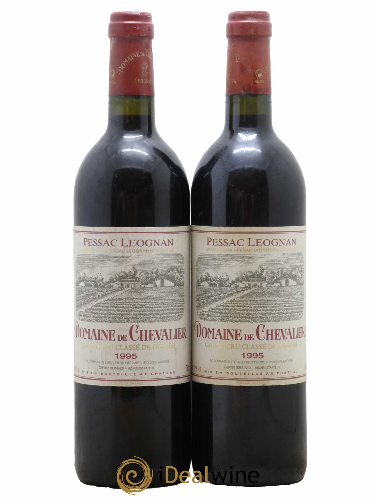 Domaine de Chevalier Cru Classé de Graves 1995 - Lot de 2 bouteilles - 0