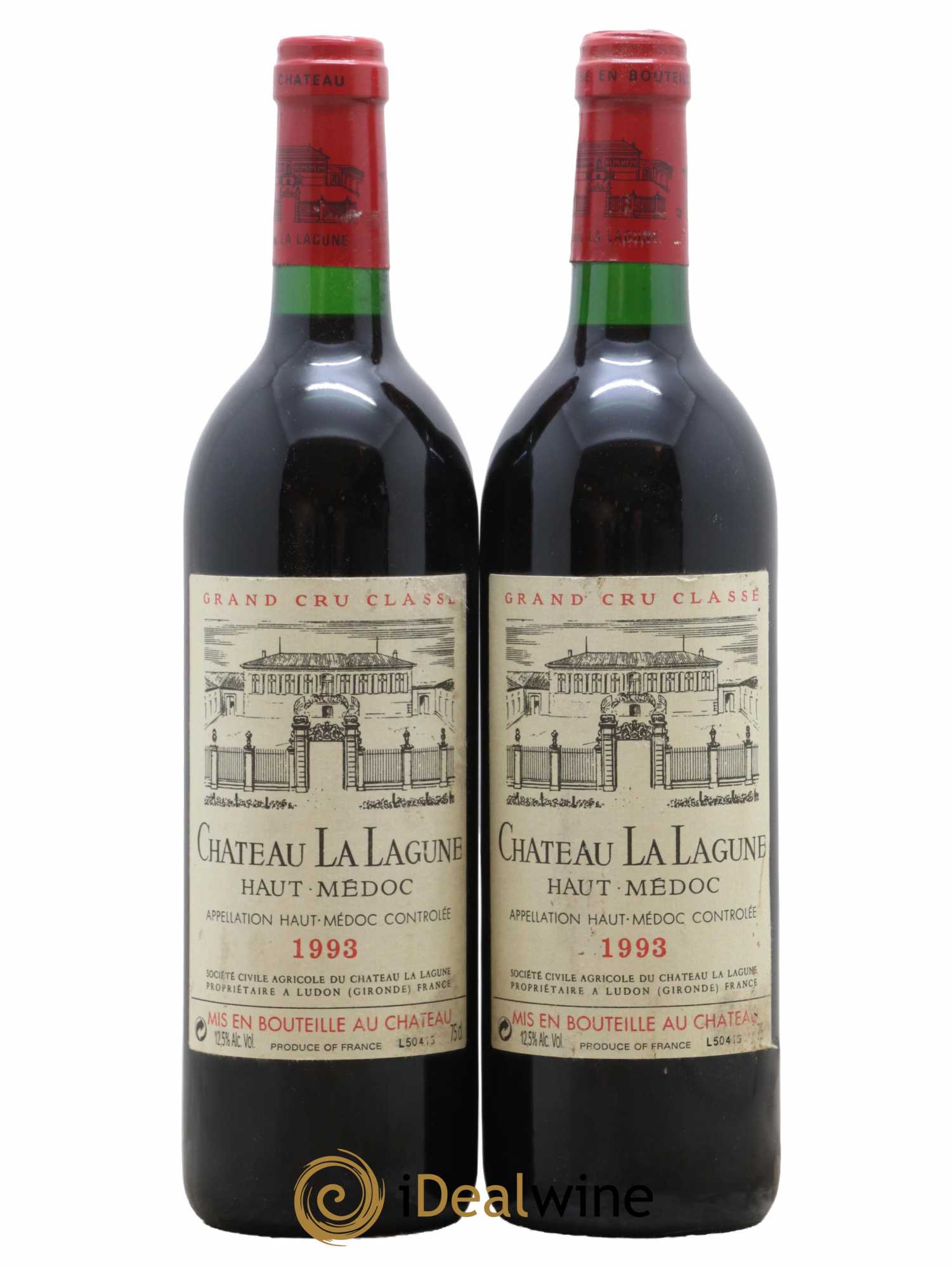 Château la Lagune 3ème Grand Cru Classé 1993 - Lot de 2 bouteilles - 0