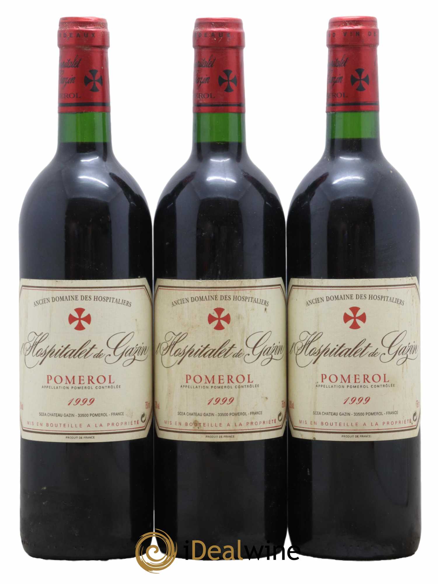 L'Hospitalet de Gazin Second Vin 1999 - Lot de 3 bouteilles - 0