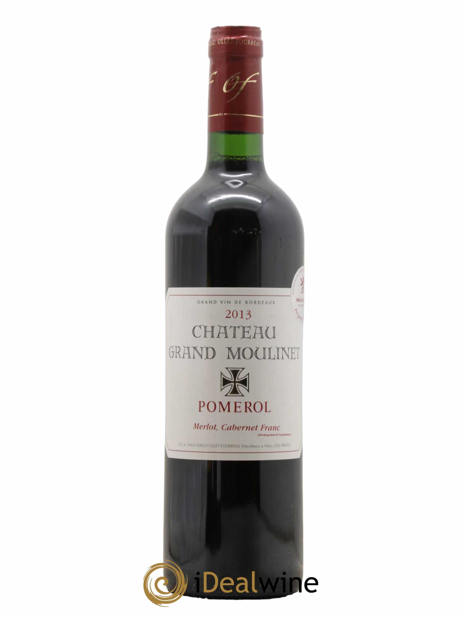 Pomerol Grand Moulinet 2013 - Lot de 1 bouteille - 0