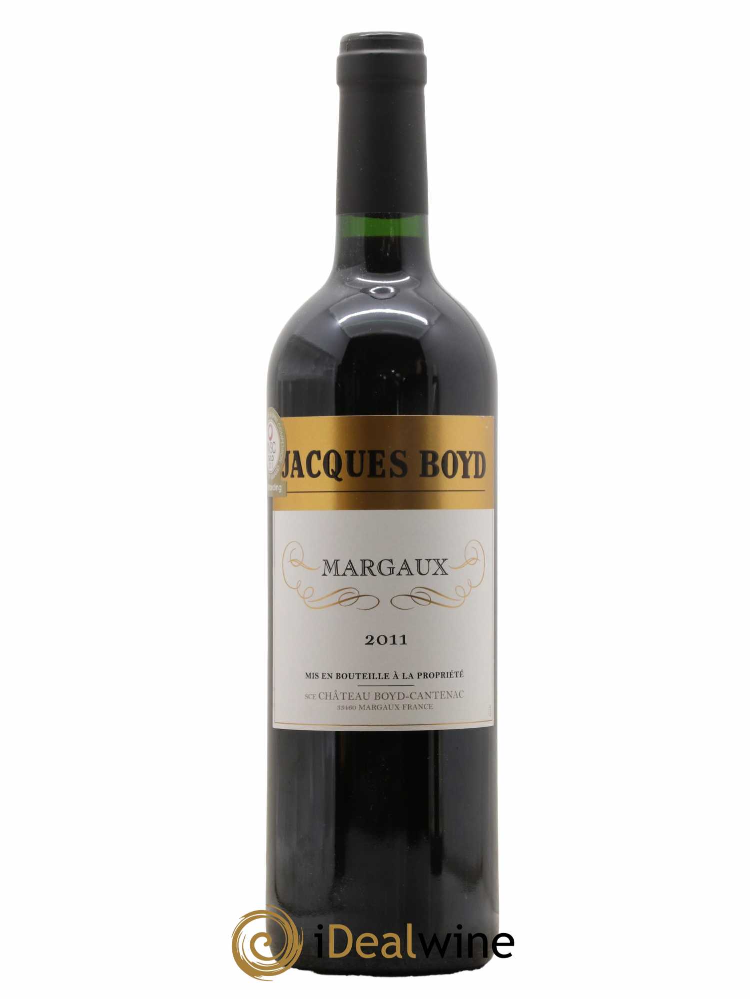 Bordeaux Margaux Jacques Boyd 2011 - Lot de 1 bouteille - 0