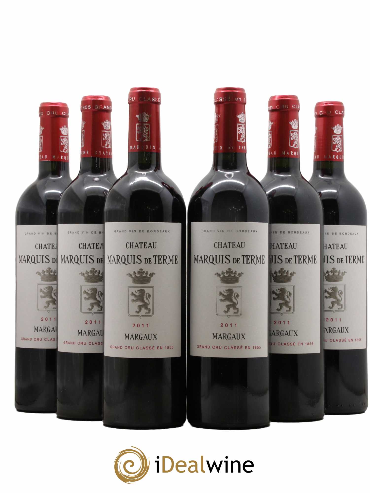 Château Marquis de Terme 4ème Grand Cru Classé 2011 - Lot de 6 bouteilles - 0