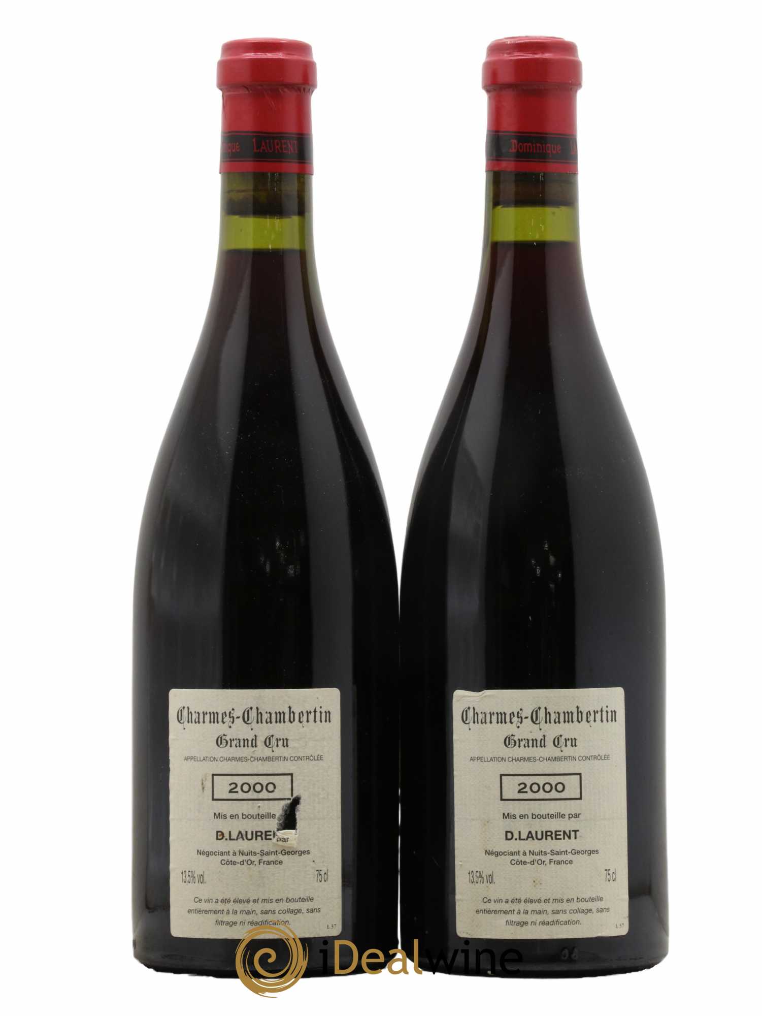 Charmes-Chambertin Grand Cru Dominique Laurent 2000 - Lot de 2 bouteilles - 1