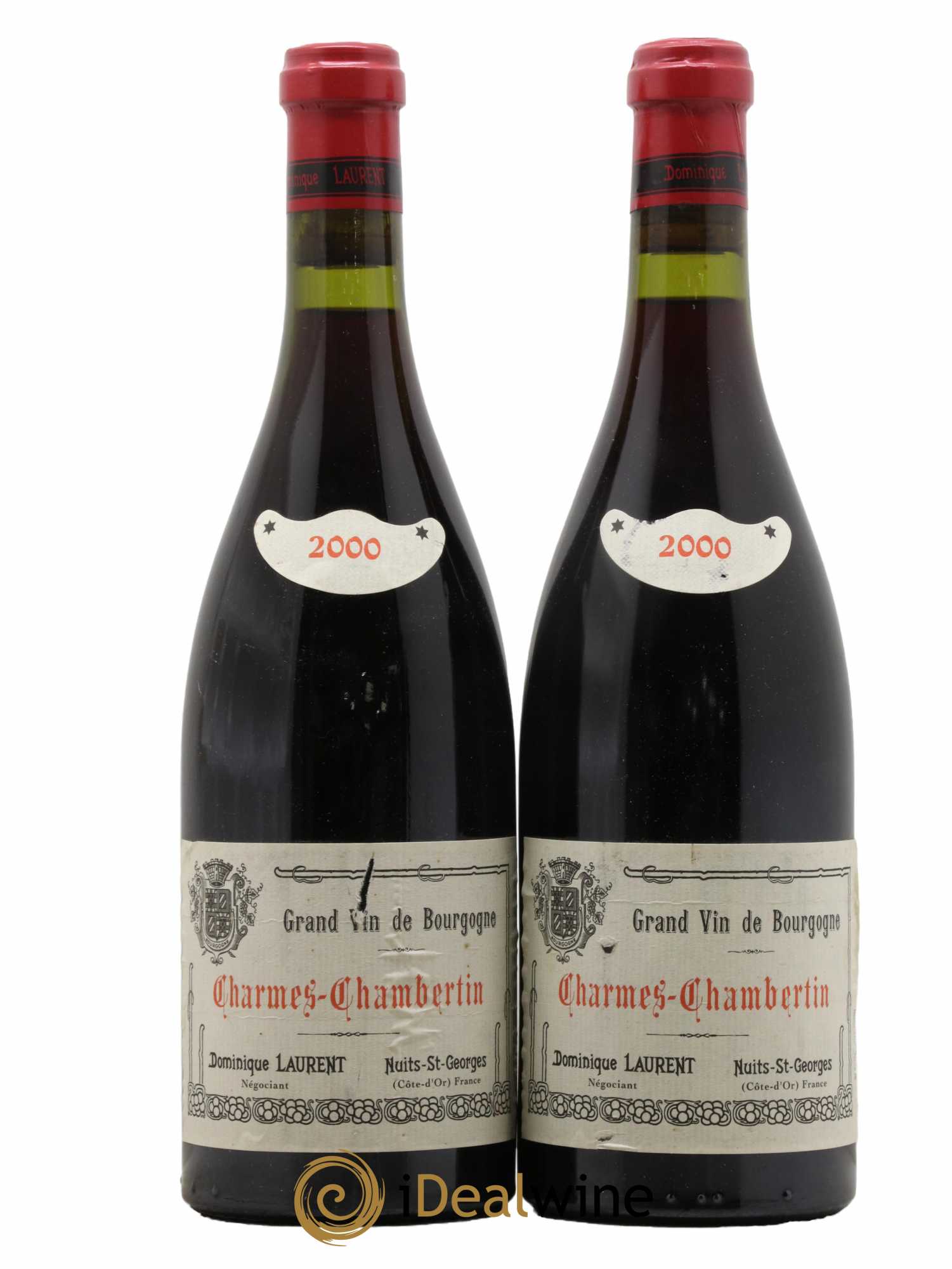 Charmes-Chambertin Grand Cru Dominique Laurent 2000 - Lot de 2 bouteilles - 0
