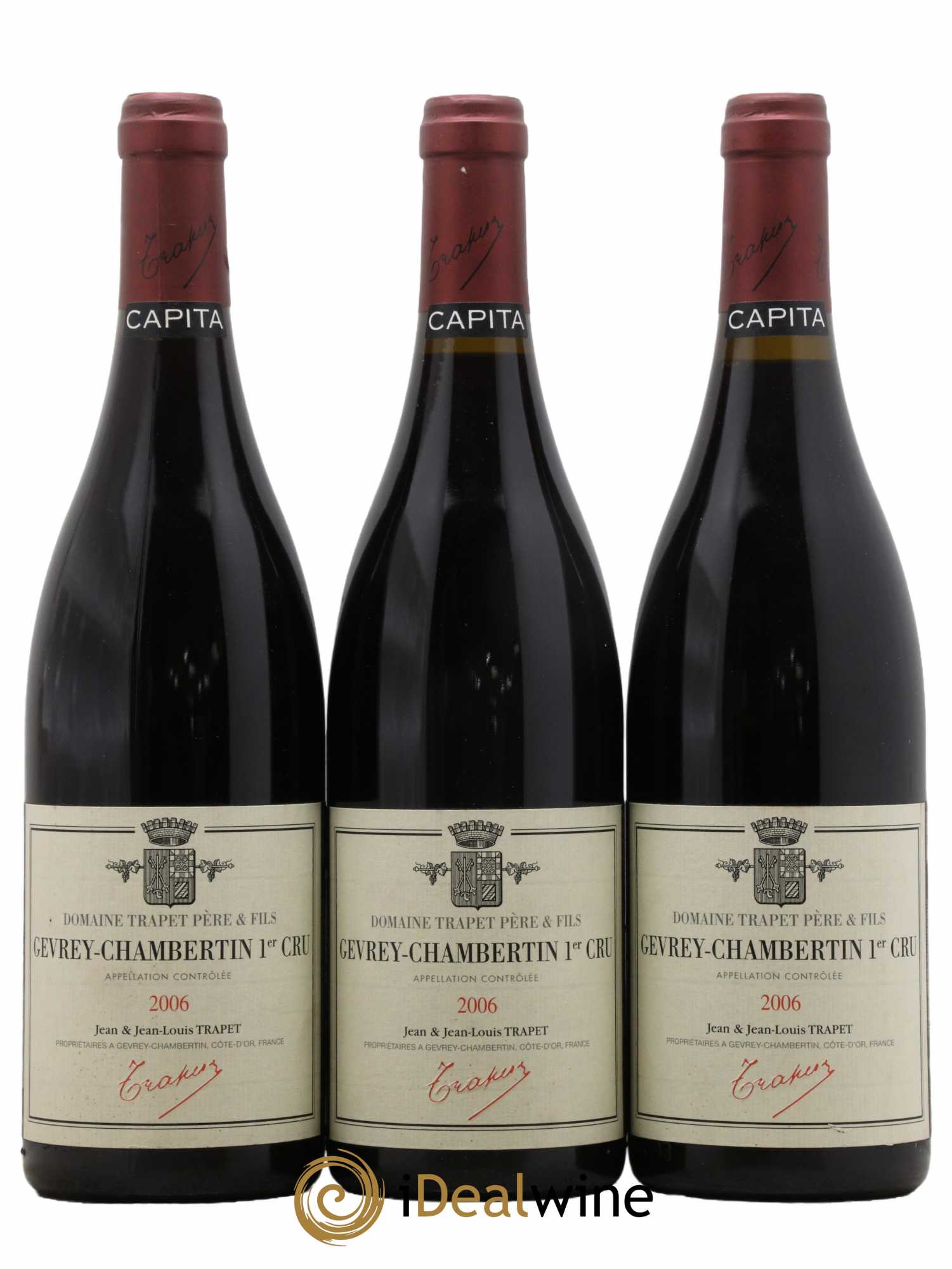 Gevrey-Chambertin 1er Cru Capita Domaine Trapet 2006 - Lot de 3 bouteilles - 0