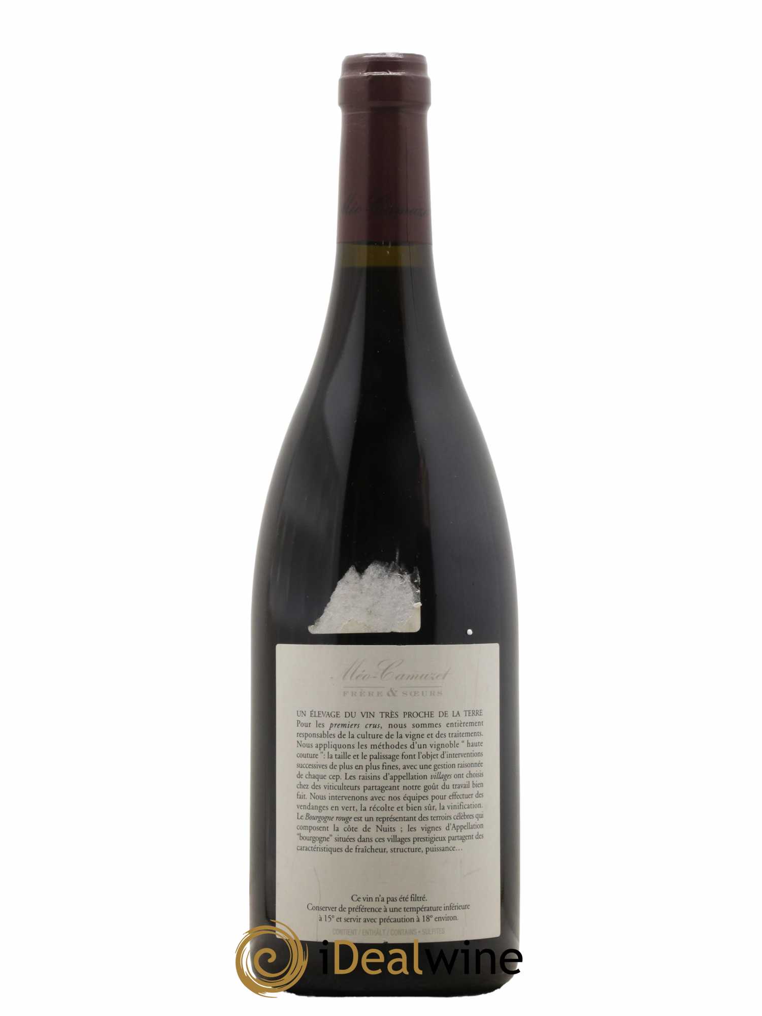 Chambolle-Musigny 1er Cru Les Cras Méo-Camuzet (Frère & Soeurs) 2006 - Lot de 1 bouteille - 1