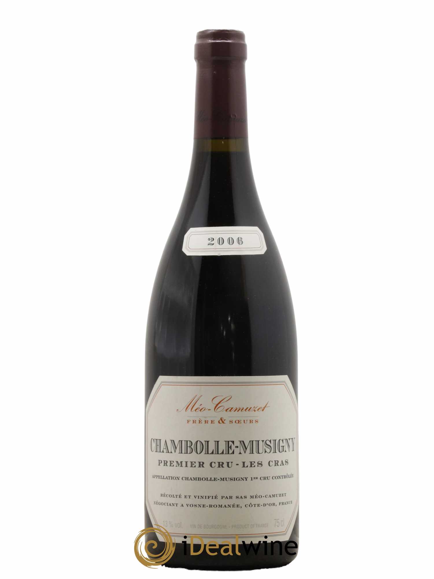 Chambolle-Musigny 1er Cru Les Cras Méo-Camuzet (Frère & Soeurs) 2006 - Lot de 1 bouteille - 0