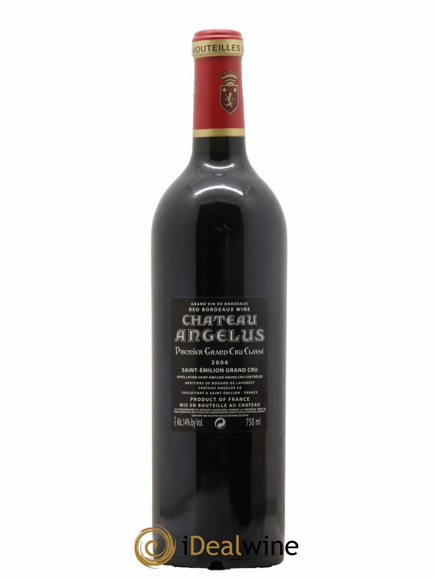 Château Angélus 1er Grand Cru Classé A 2006 - Lot de 1 bouteille - 1