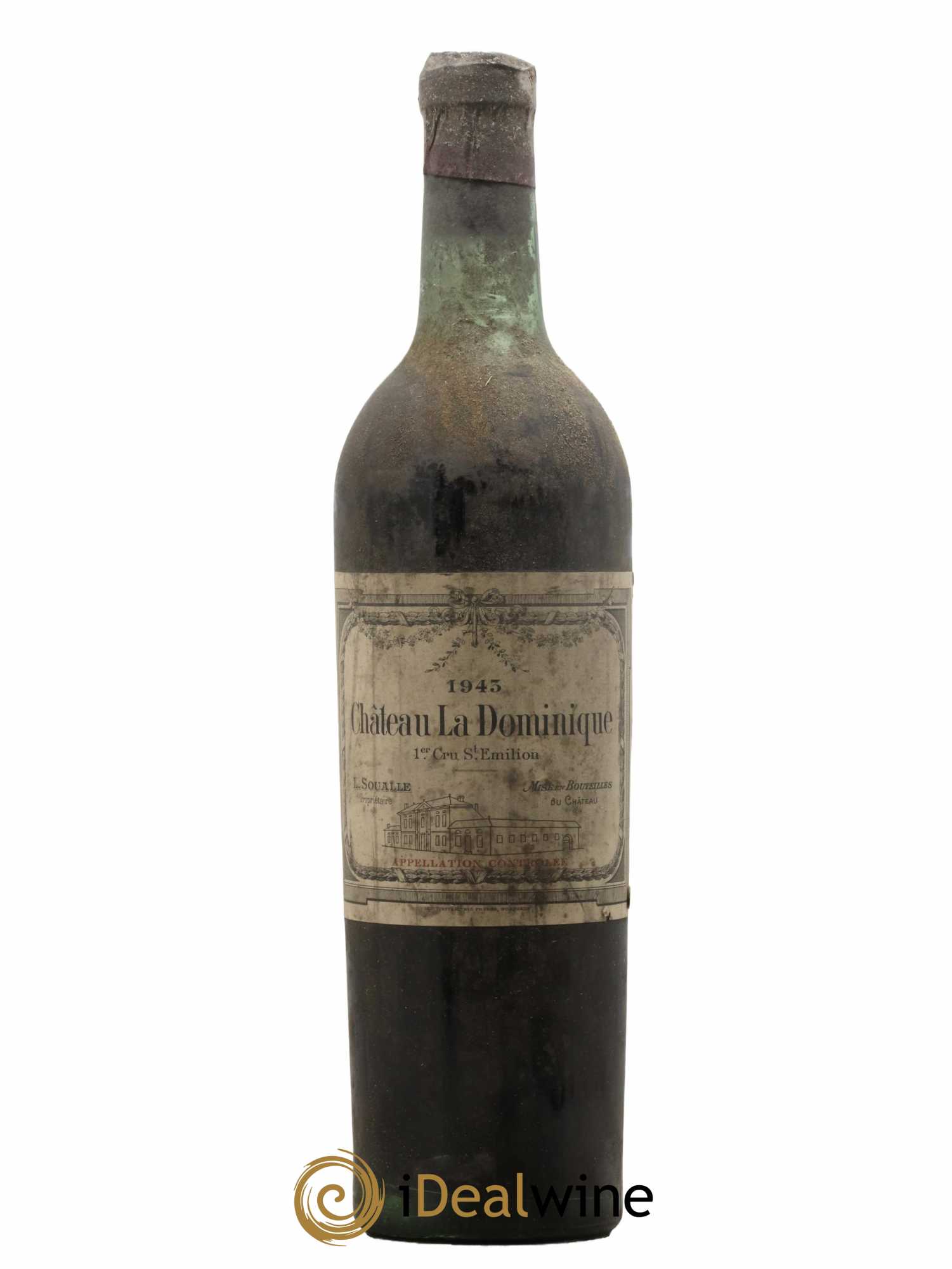 Château la Dominique Grand Cru Classé 1943 - Lot de 1 bouteille - 0