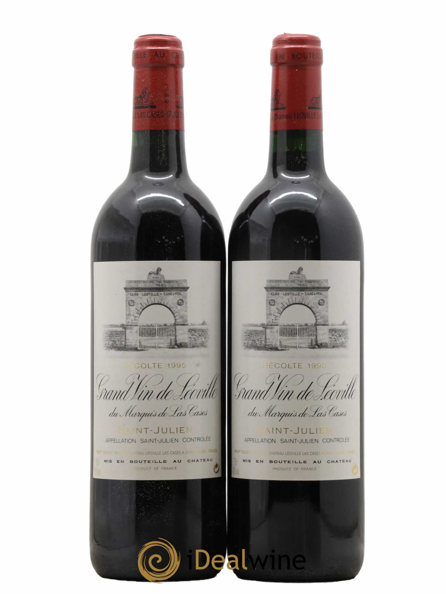 Château Léoville Las Cases 2ème Grand Cru Classé 1995 - Lot de 2 bouteilles - 0