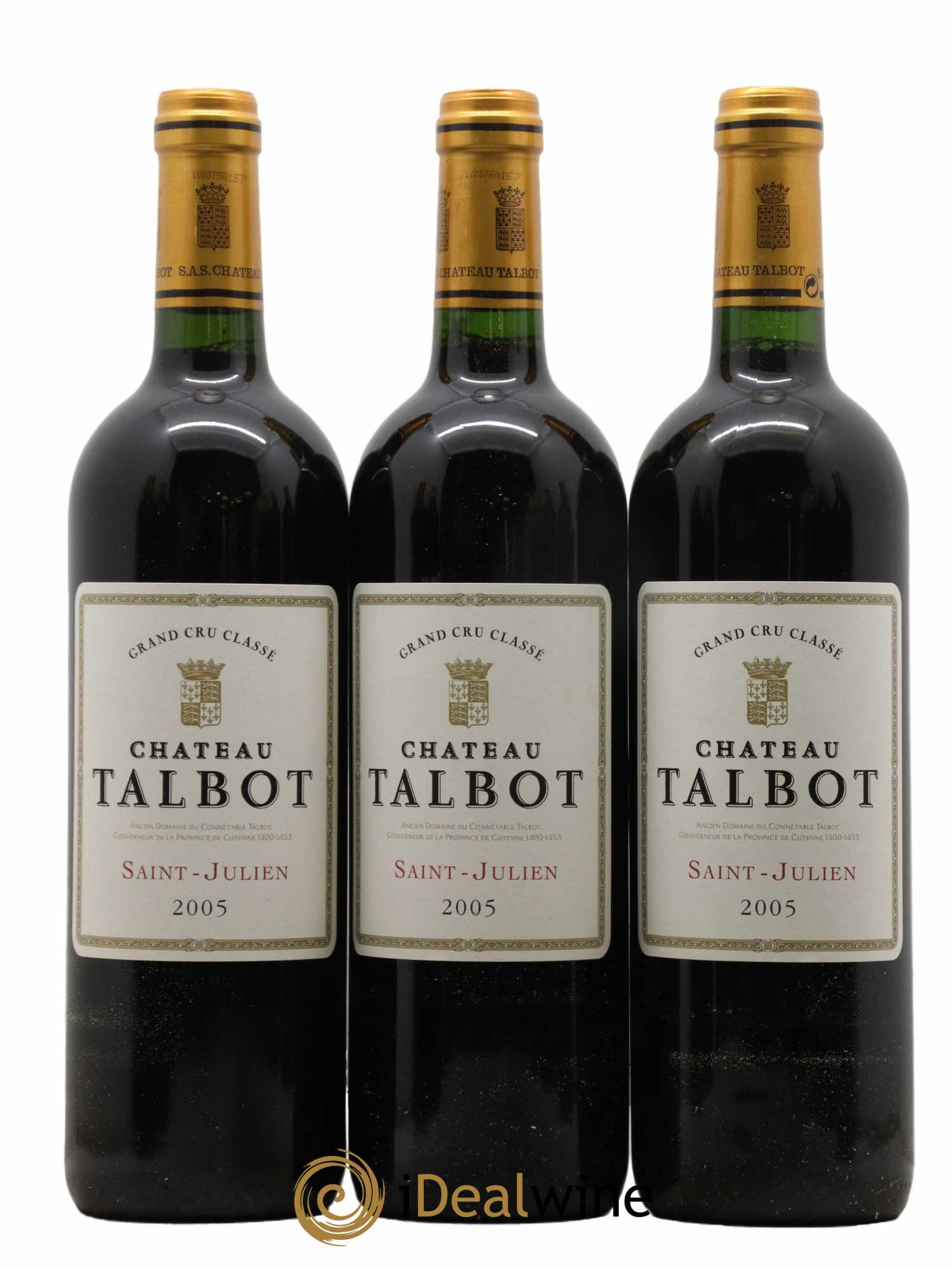 Château Talbot 4ème Grand Cru Classé 2005 - Lot de 12 bouteilles - 3