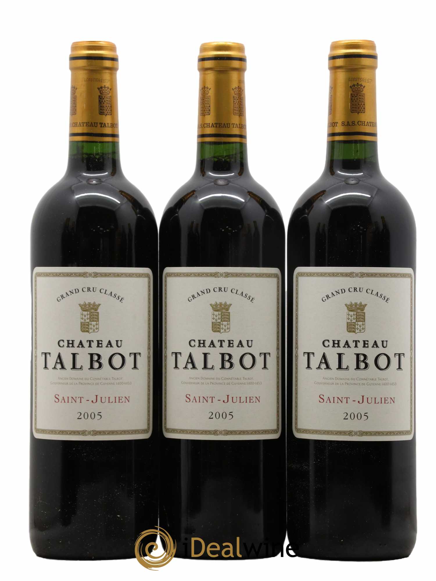 Château Talbot 4ème Grand Cru Classé 2005 - Lot de 12 bouteilles - 4