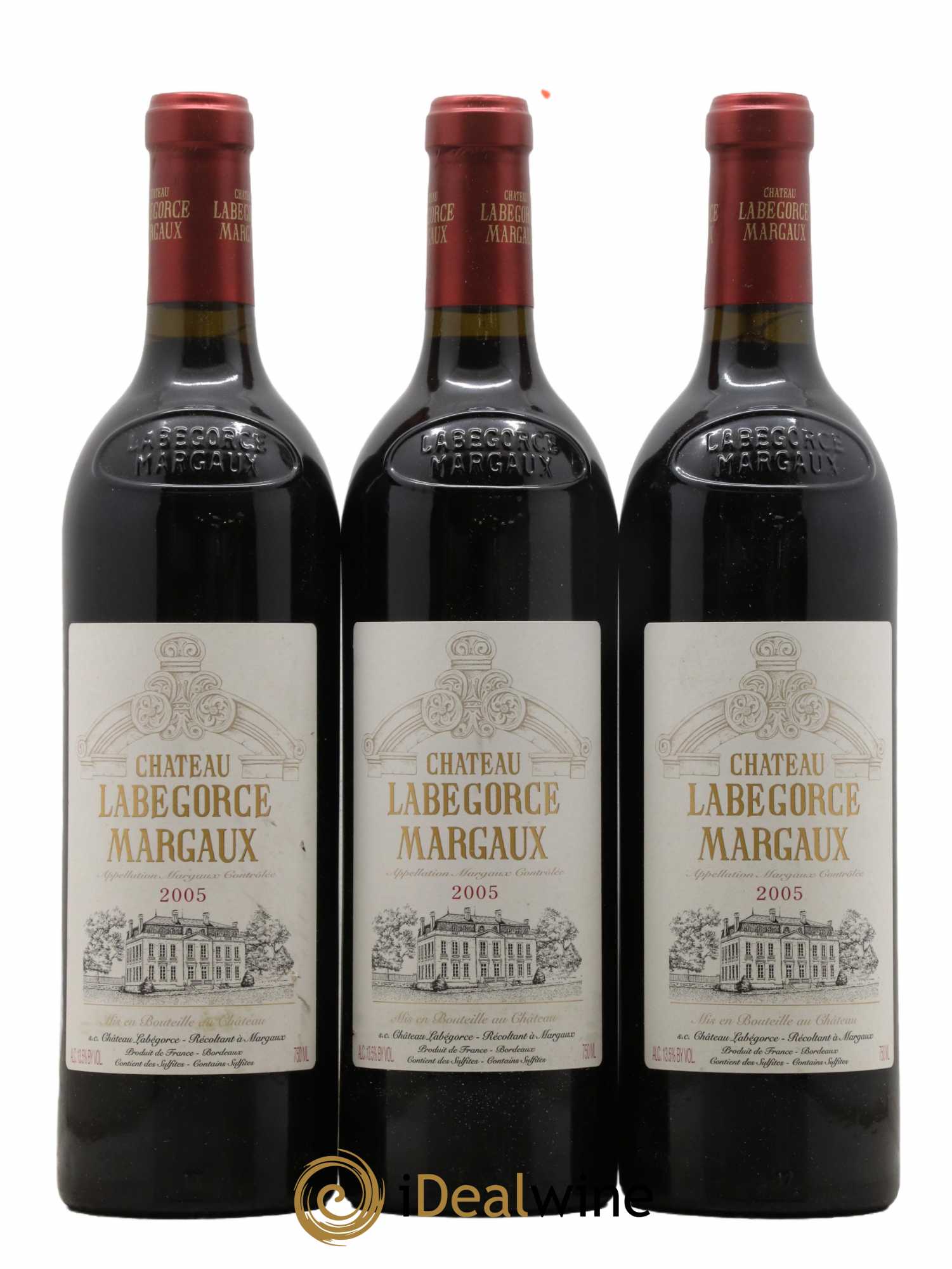 Château Labegorce Cru Bourgeois 2005 - Lot de 3 bouteilles - 0