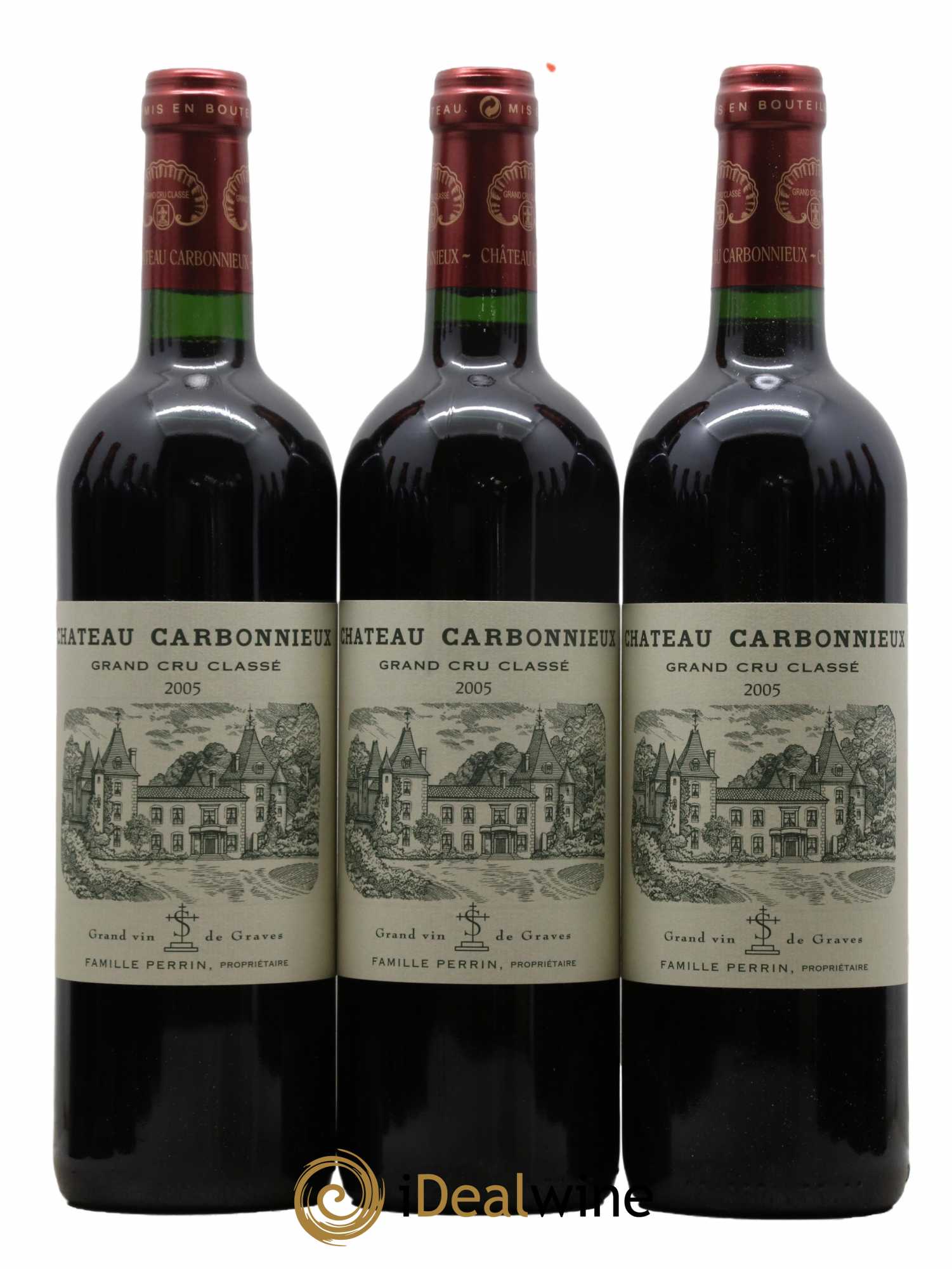 Château Carbonnieux Cru Classé de Graves 2005 - Lot de 12 bouteilles - 2