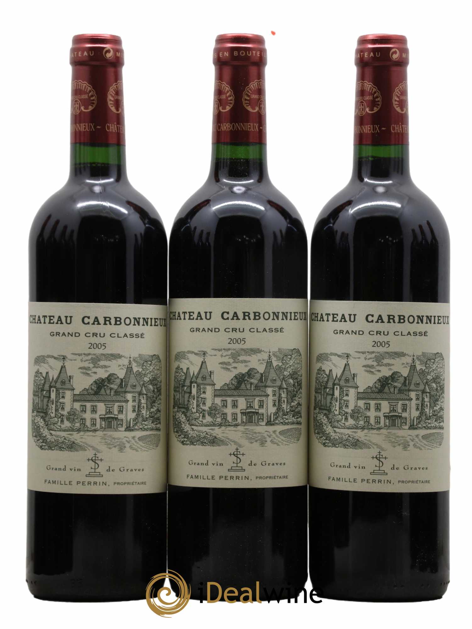 Château Carbonnieux Cru Classé de Graves 2005 - Lot de 12 bouteilles - 3
