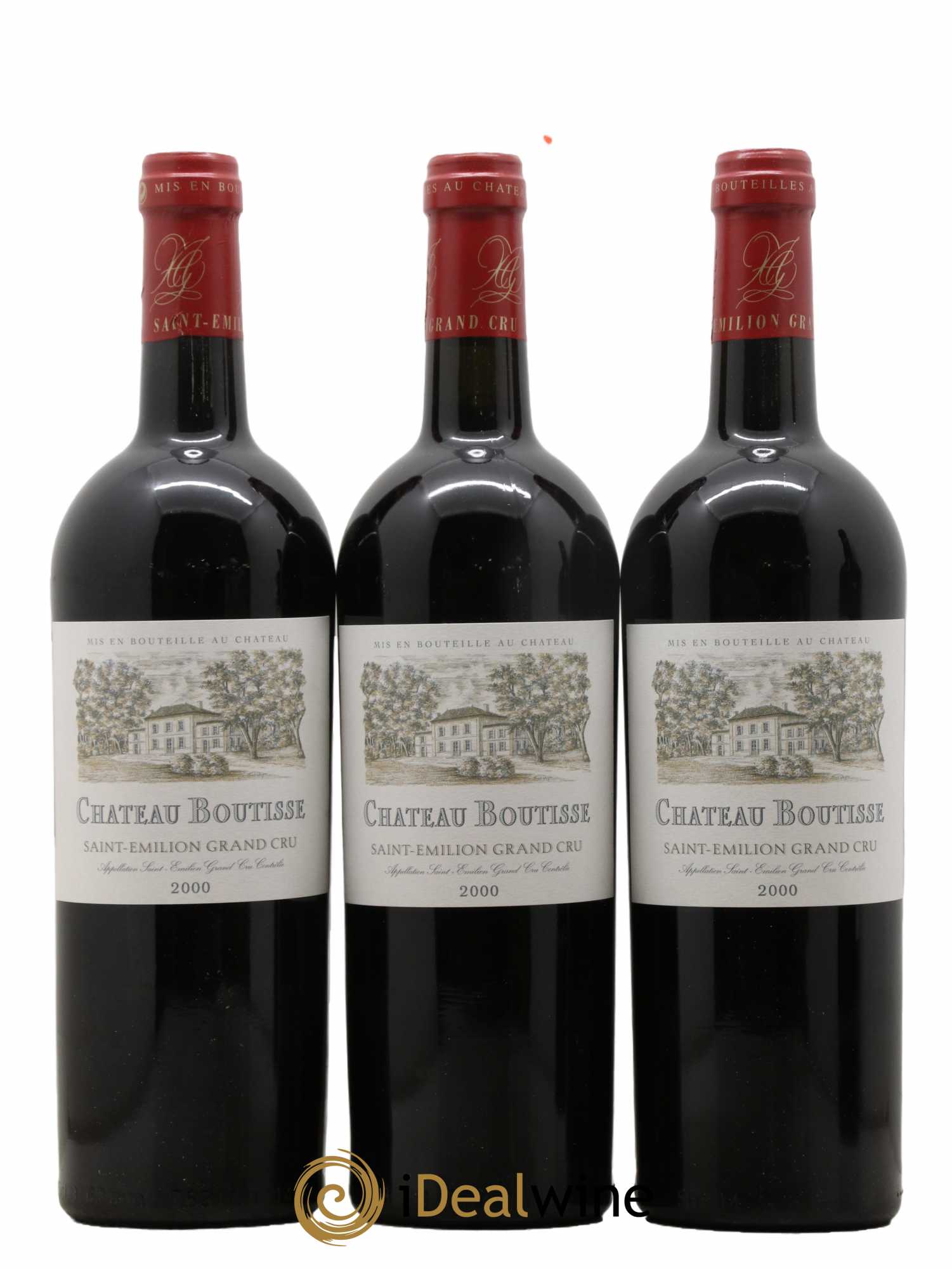 Saint-Émilion Grand Cru Château Boutisse 2000 - Lot de 12 bouteilles - 1